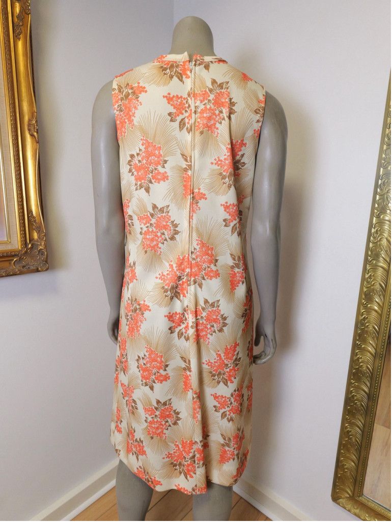 Vintage 1970’s Vintage Women’s Shift Dress With Matching Jacket Set Size M / US 6-8 / IT 42-44 - 4 Thumbnail
