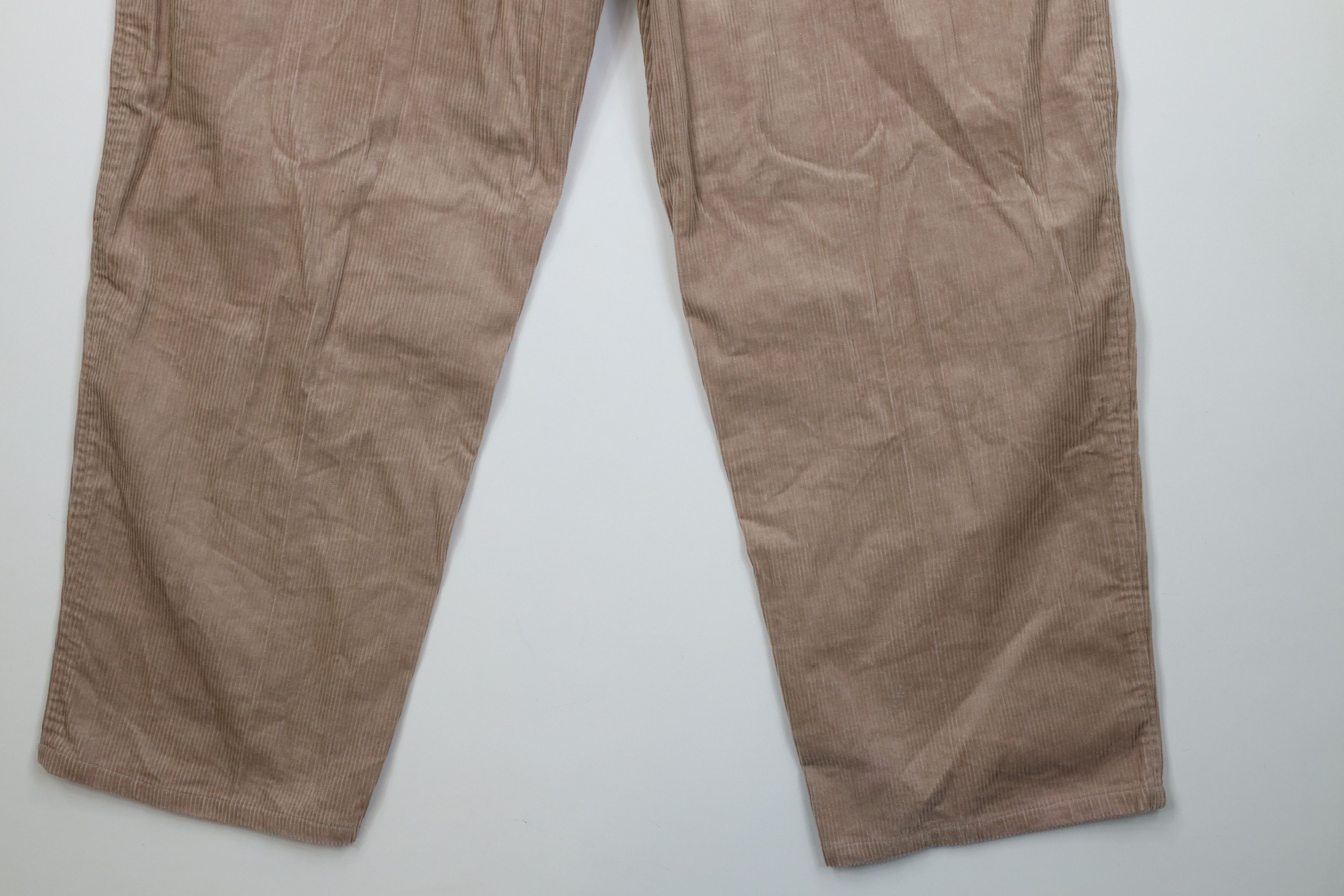 Vintage Vintage 90s Streetwear Wide Leg Corduroy Chino Pants Beige Size US 42 / EU 58 - 13 Thumbnail