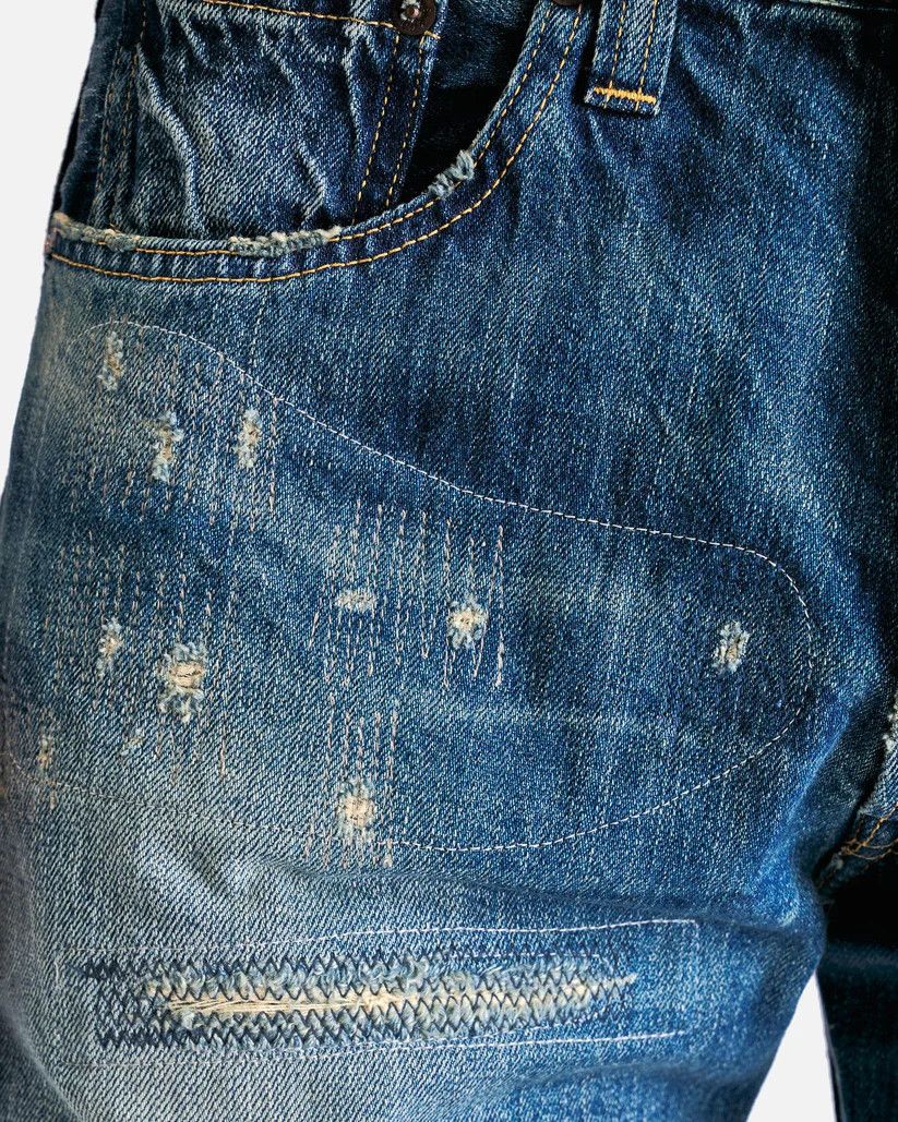 Junya Watanabe o1s1v1r1oon0925 Patchwork Denim in Black Size US 32 / EU 48 - 4 Thumbnail
