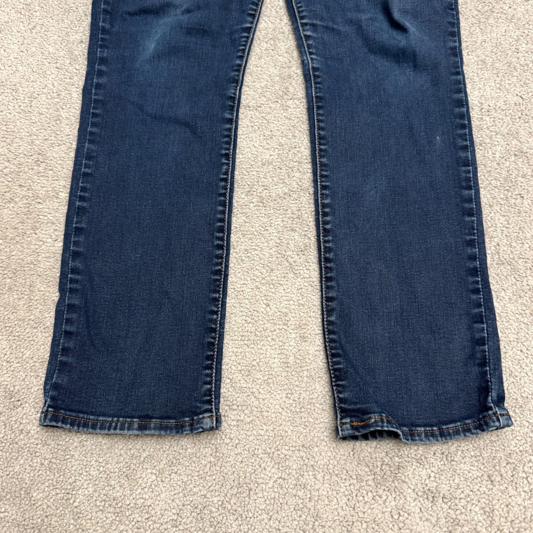 Levi's Levi's Jeans Womens 12 Dark Wash Mid Rise City Outdoor Preppy 5-Pocket Denim Cotton Blend Skinny Size 34" / US 12 / IT 48 - 7 Thumbnail