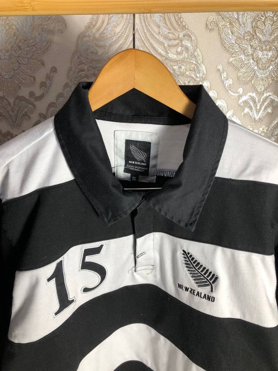 Canterbury of New Zealand VINTAGE CANTERBURY NEW ZEALAND RETRO RUGBY JERSEY Y2K 90s Size US XXL / EU 58 / 5 - 2 Thumbnail