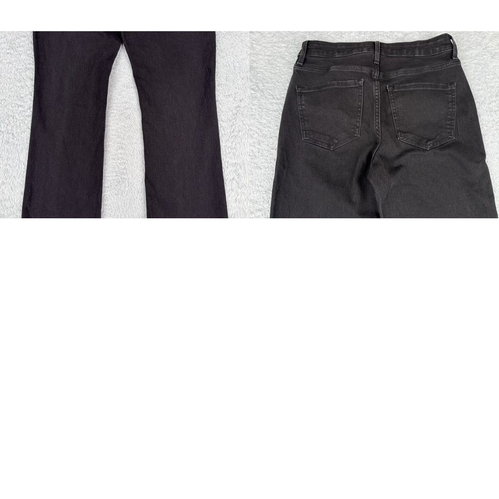 Vintage No Boundaries Jeans Black Denim Bootcut 26x30 Juniors Women Adult Regular Mid Rise 3 Distressed Stretch 5-Pocket Cotton Blend CN Vintage No Size 26" / US 2 / IT 38 - 10 Thumbnail