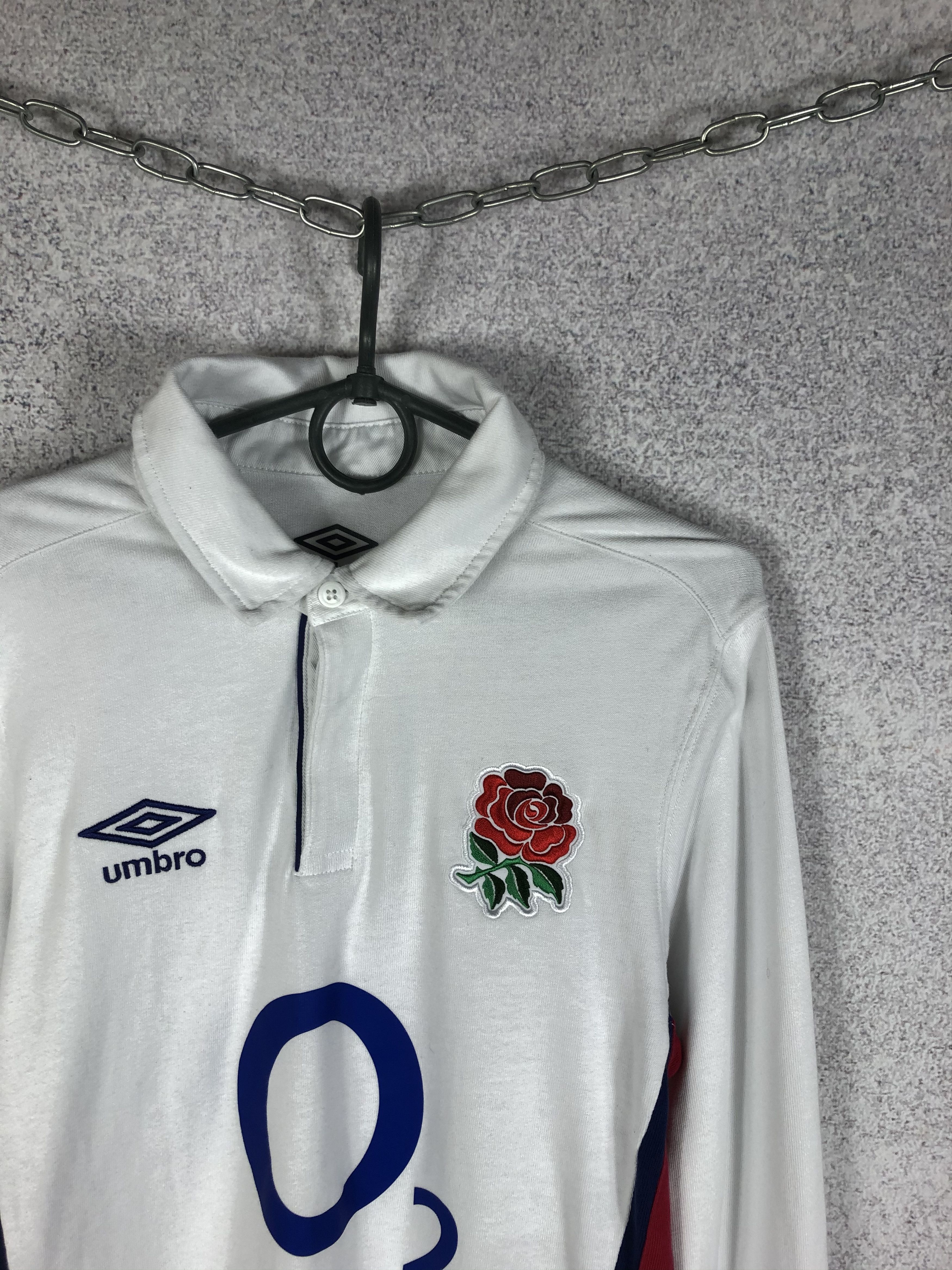 Umbro Vintage Umbro England Union Rugby Shirt Jersey Size US S / EU 44-46 / 1 - 2 Thumbnail