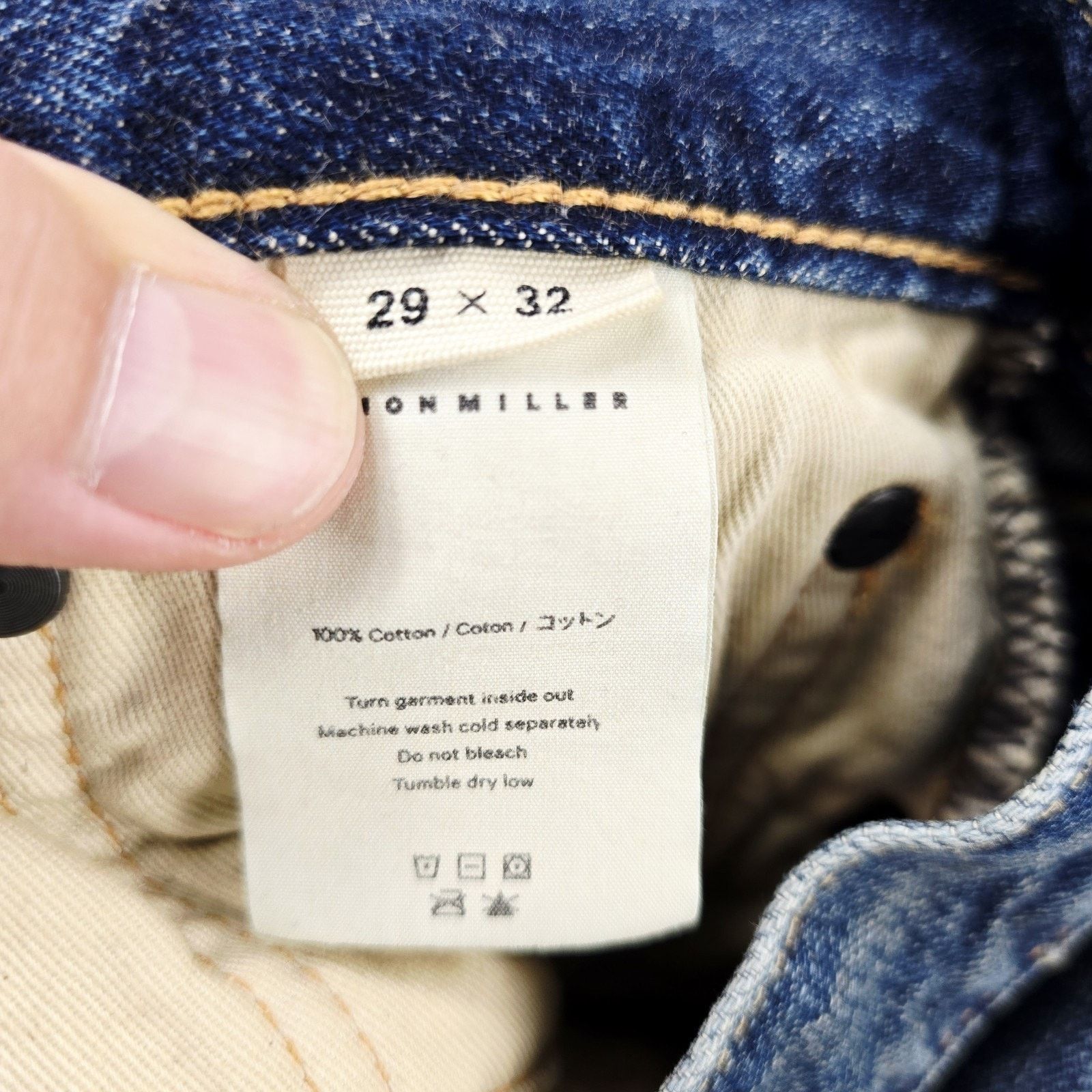 Simon Miller Simon Miller M001 Narrow Park USA Selvedge Jeans 29 x 30 Size US 29 - 7 Thumbnail