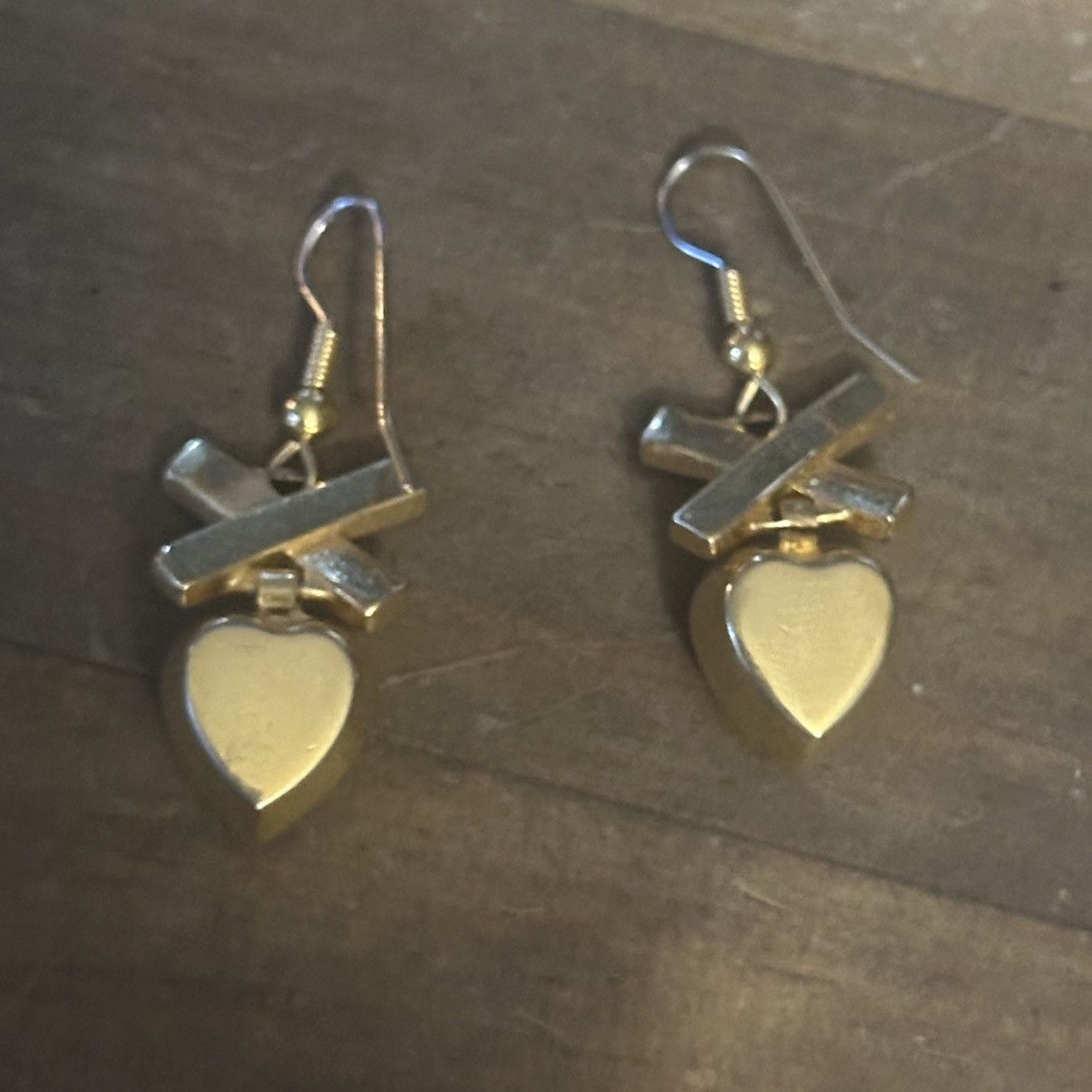 Other Pink gemstone dangle heart hook earrings Size ONE SIZE - 3 Thumbnail