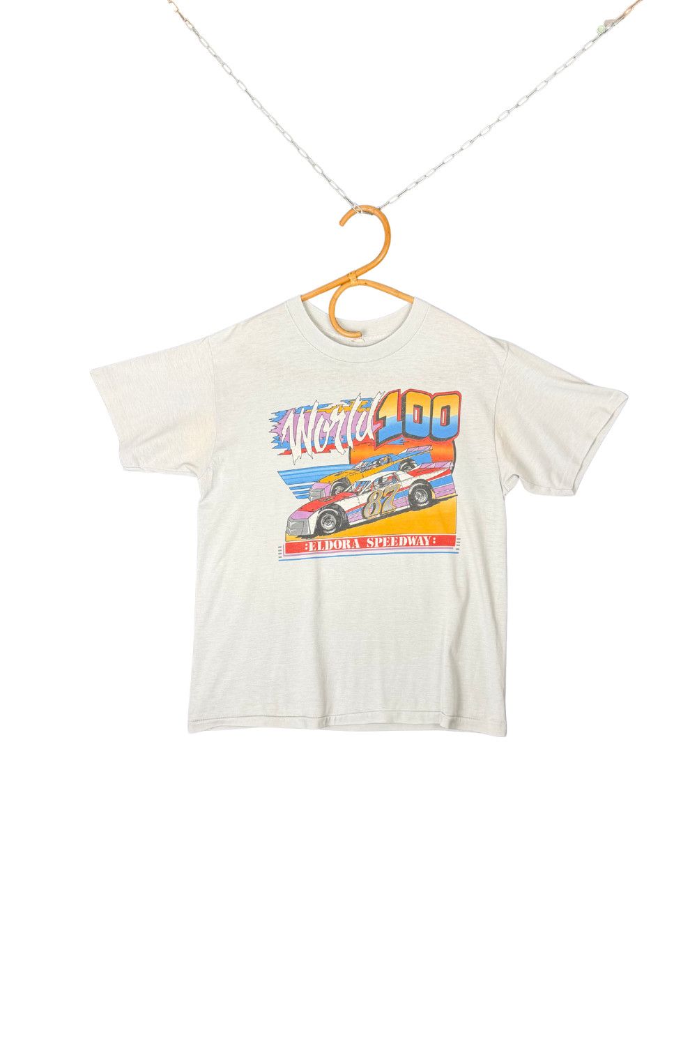 Vintage 1988/89 World 100 Eldora Speedway Racing Tee XL Size US XL / EU 56 / 4 - 1 Thumbnail