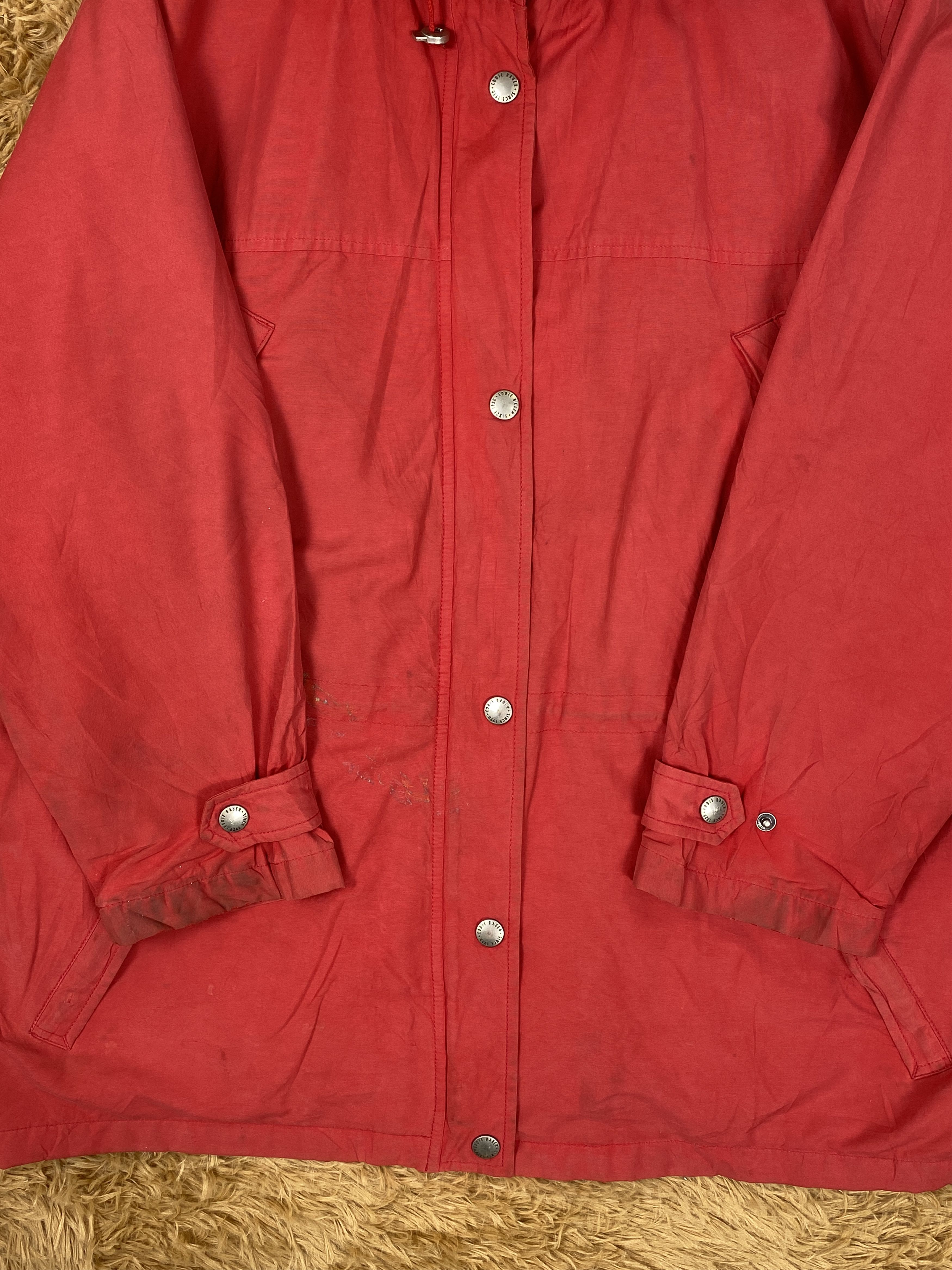 Eddie Bauer Vintage Eddie Bauer Red Hoodie Fleece Lining Parkas J2110 Size US L / EU 52-54 / 3 - 5 Thumbnail