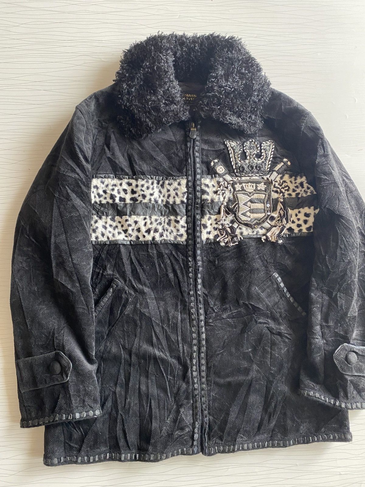 Yoshiyuki Konishi 💵Open Offers💵 RARE Yoshiyuki Konishi velvet Fur Jacket Size US L / EU 52-54 / 3 - 2 Thumbnail