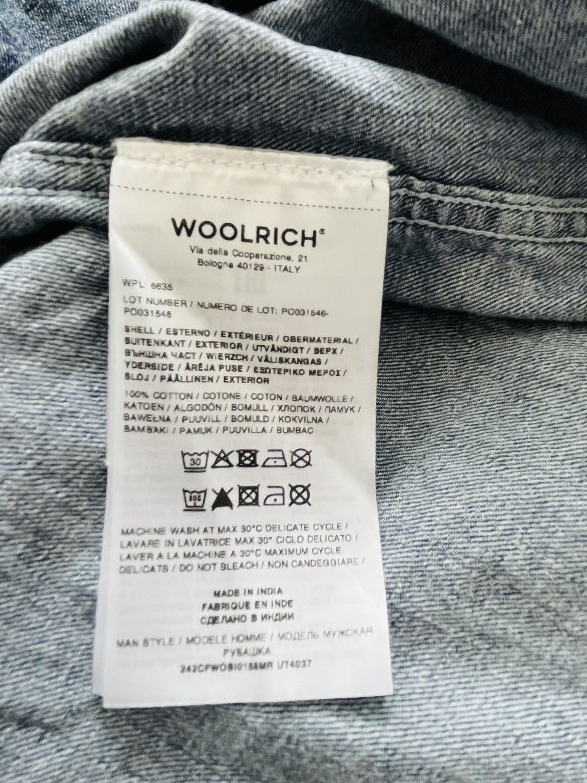 Woolrich Woolen Mills Denim Shirt Size US M / EU 48-50 / 2 - 5 Thumbnail