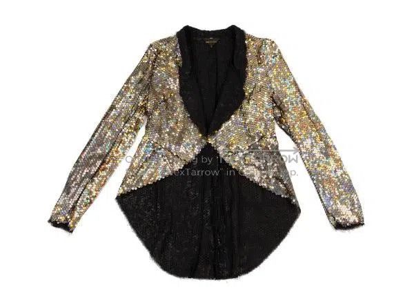 Comme des Garcons Comme des Garcons Silver vintage sequin tailcoat top Size S / US 4 / IT 40 - 2 Thumbnail