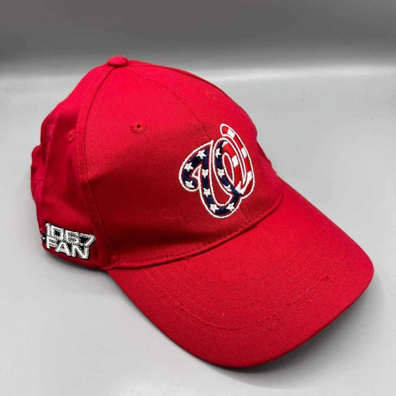 Other Washington Nationals Hat Men Red Embroidered Strap Back Cap Size ONE SIZE - 1 Thumbnail