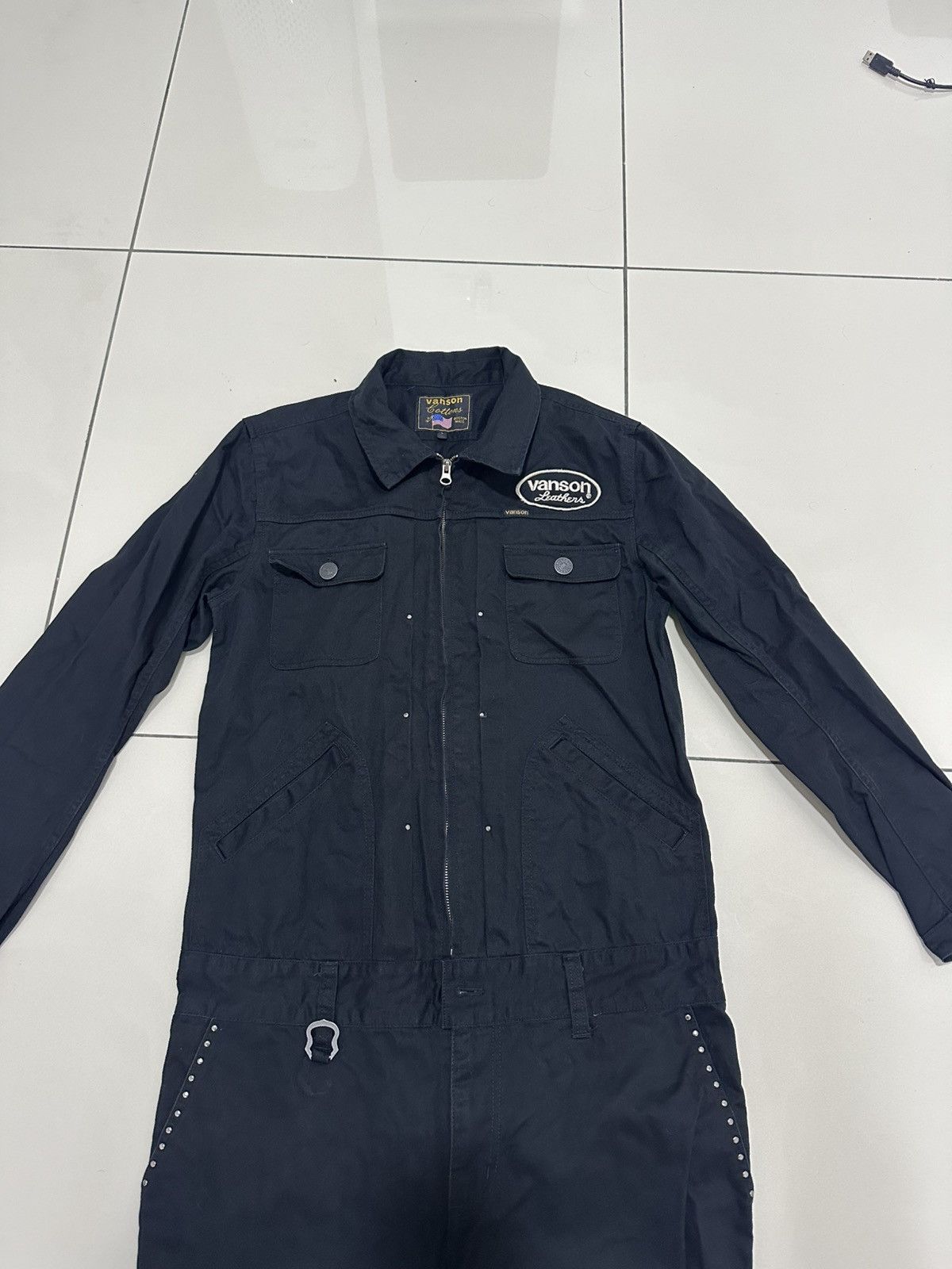 Vanson Leathers Vanson Leathers X Mastermind Boston Mass Coverall Embroidery Size US 36 / EU 52 - 4 Thumbnail