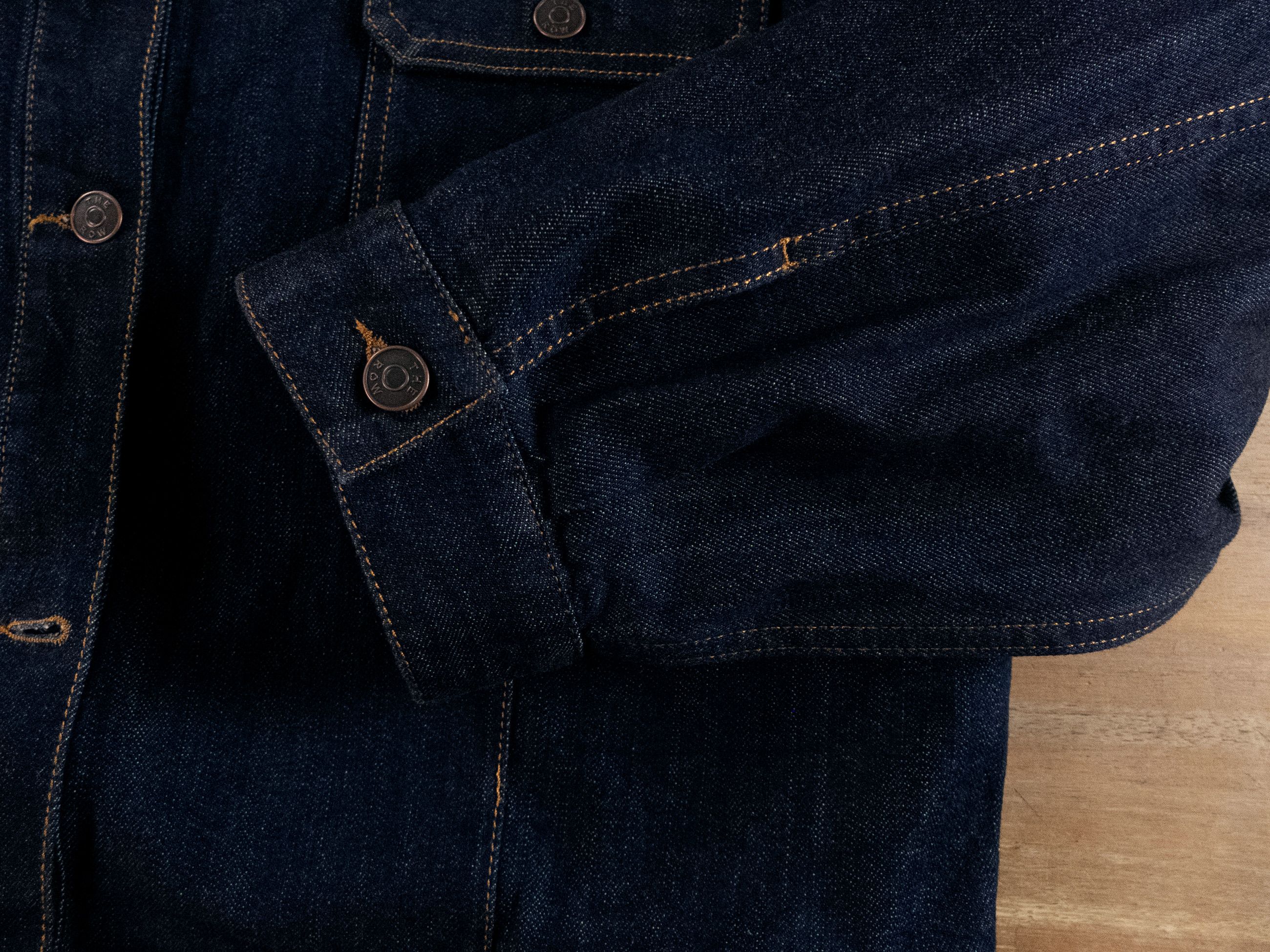 The Row THE ROW Ness navy blue oversized denim jacket Large q Size L / US 10 / IT 46 - 10 Thumbnail