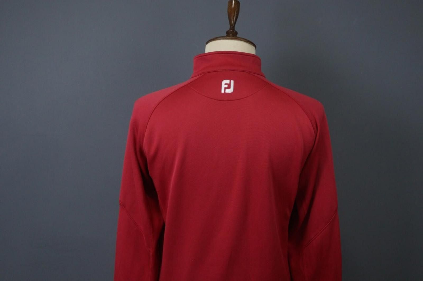 Fjallraven FJ Red Mock Neck Athletic Fit Quarter Zip Sweatshirt Size XL Size US XL / EU 56 / 4 - 9 Thumbnail