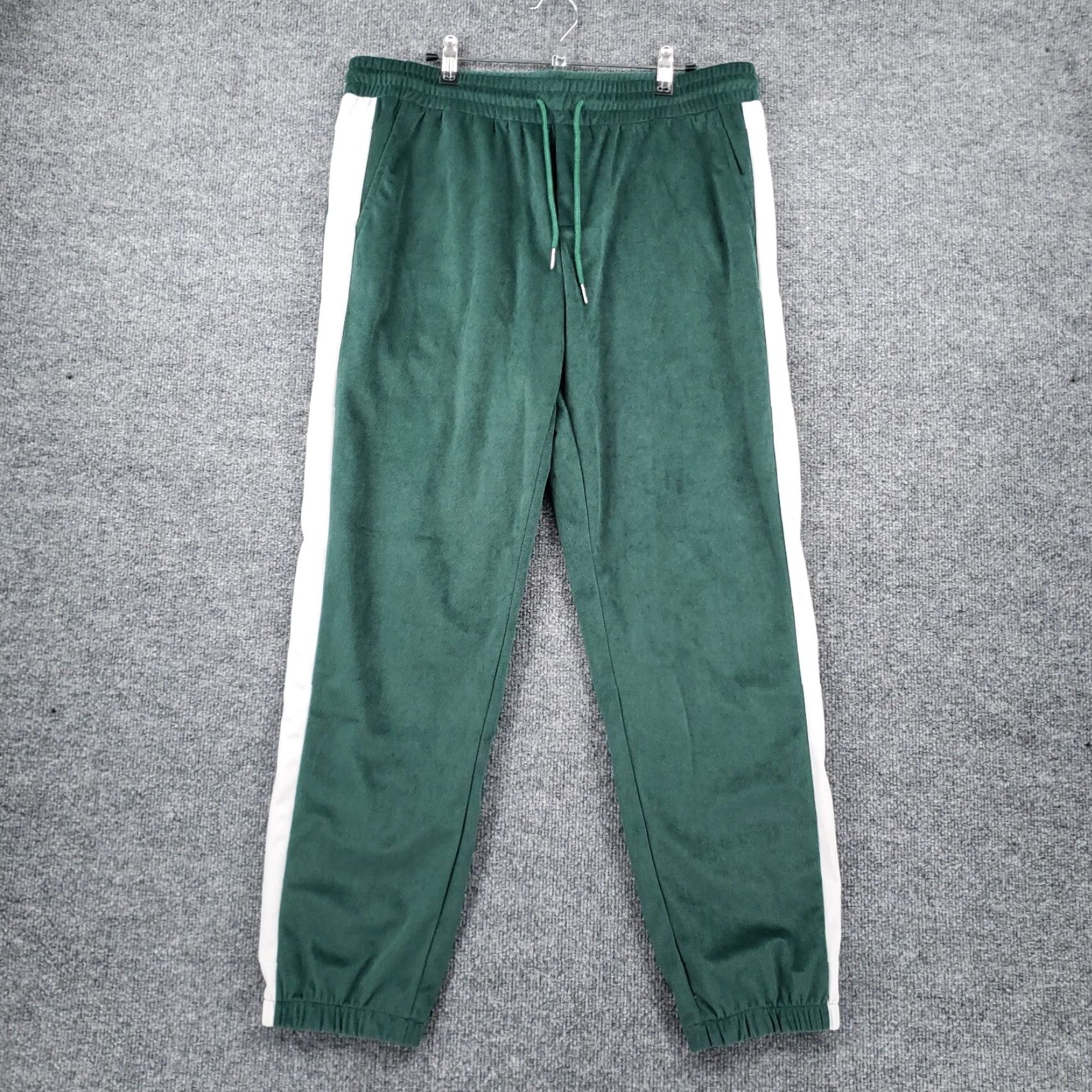 Shein Shein Womens XL Green Jogger Pants - Drawstring, Tapered, 100% Polyester, Active Training & Gym, Breathable, Pockets Size 24" / US 00 / IT 34 - 2 Thumbnail