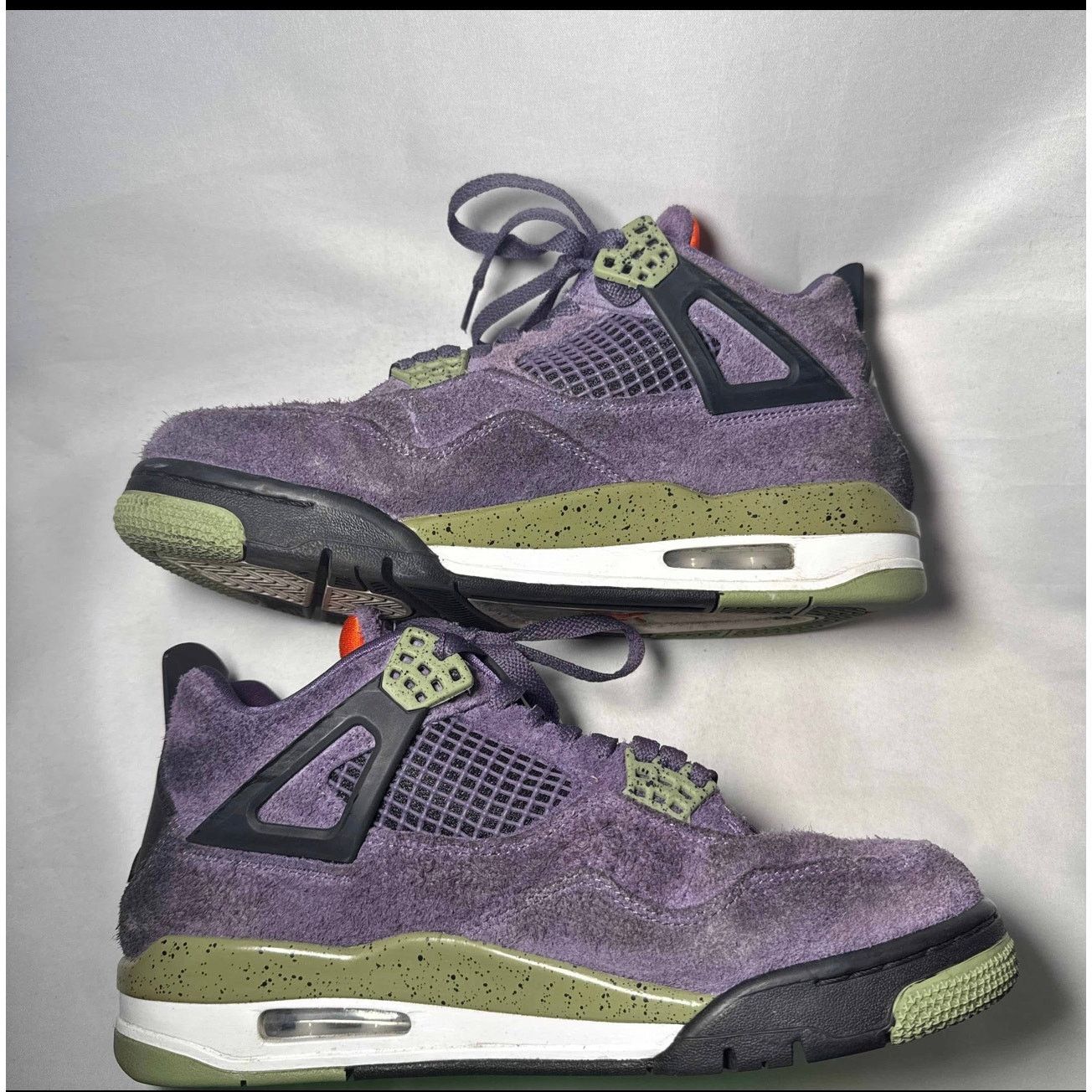 Jordan Brand × Nike Size 8.5 Wmns Air Jordan 4 Retro Canyon Purple Women's Shoes Size US 8.5 / IT 38.5 - 3 Thumbnail