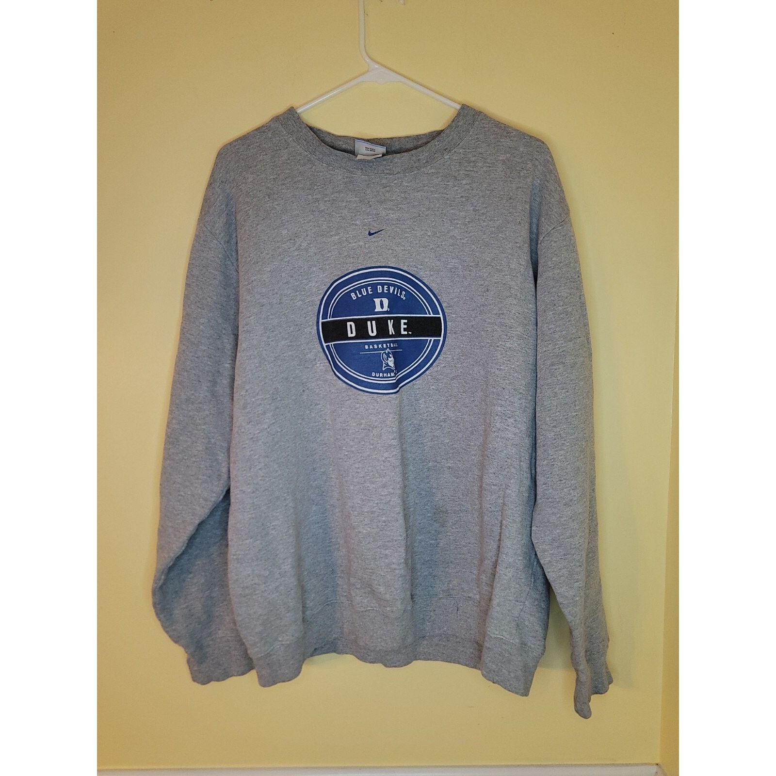 Vintage Nike SPL28 Duke Blue Devils Sweatshirt USA Made Sz L