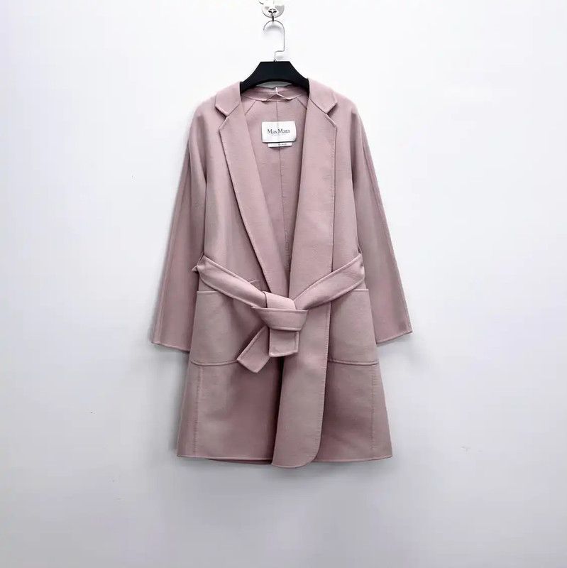 Max Mara MaxMara Elegant Pink Cashmere Coat for Women 0089 Size S / US 4 / IT 40 - 1 Thumbnail