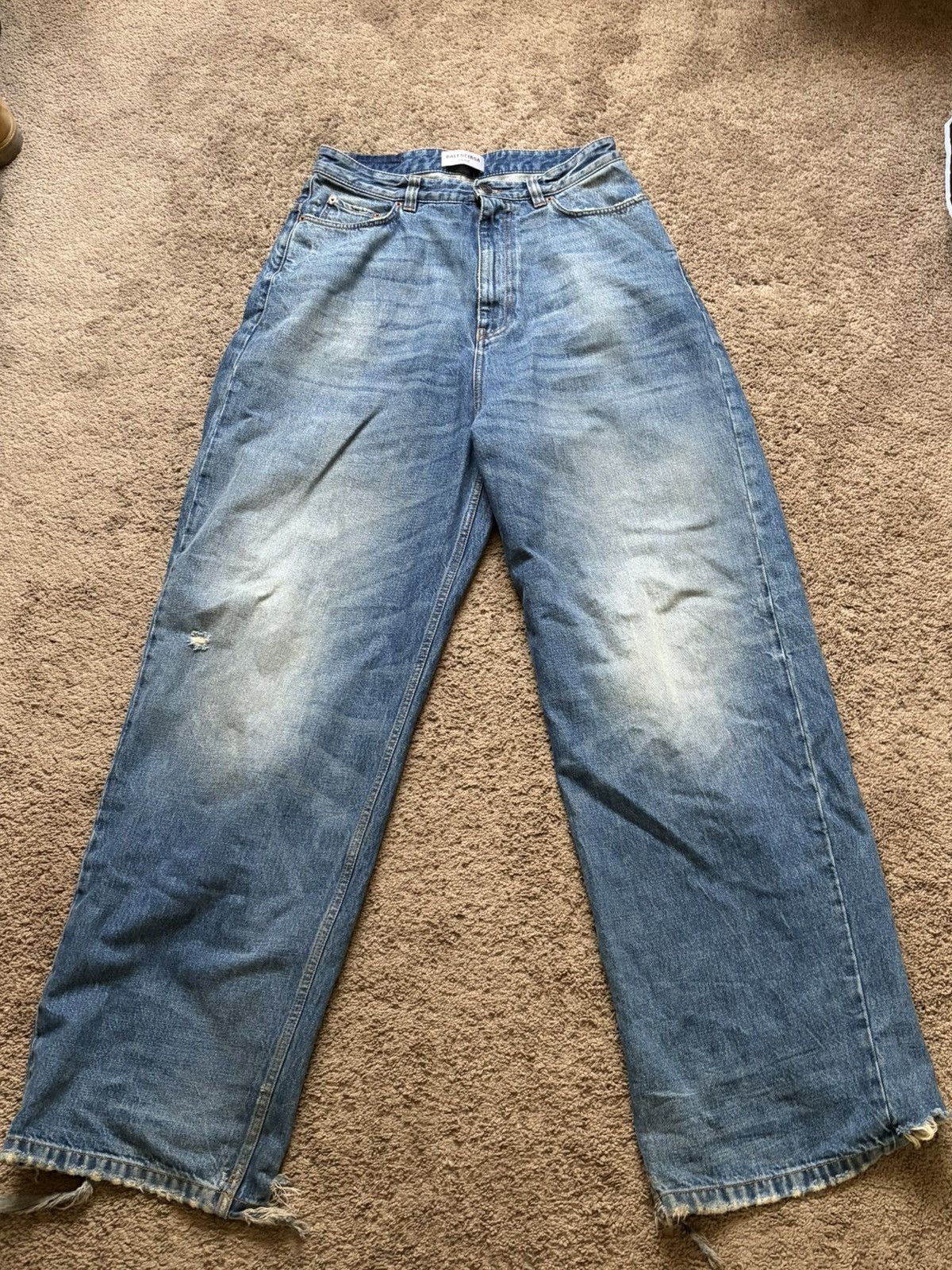 Balenciaga Balenciaga AW22 The Lost Tape Blue Flare Denim M | Grailed