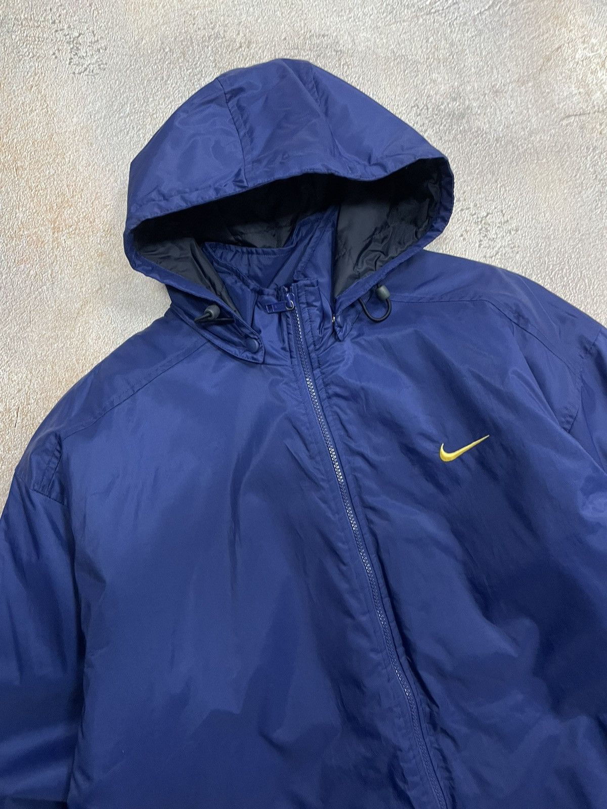 Vintage Nike Big Swoosh Insulated Hooded Jacket