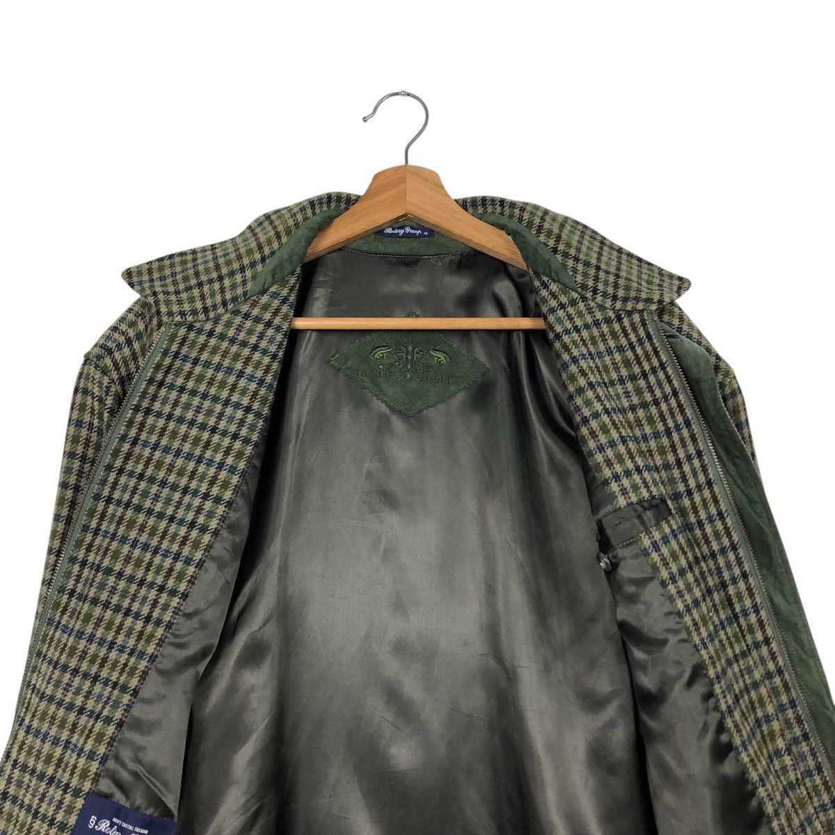 Issey Miyake 📌Vintage Bomber Jacket Rotary Enough Tartan Design Size US M / EU 48-50 / 2 - 15 Thumbnail