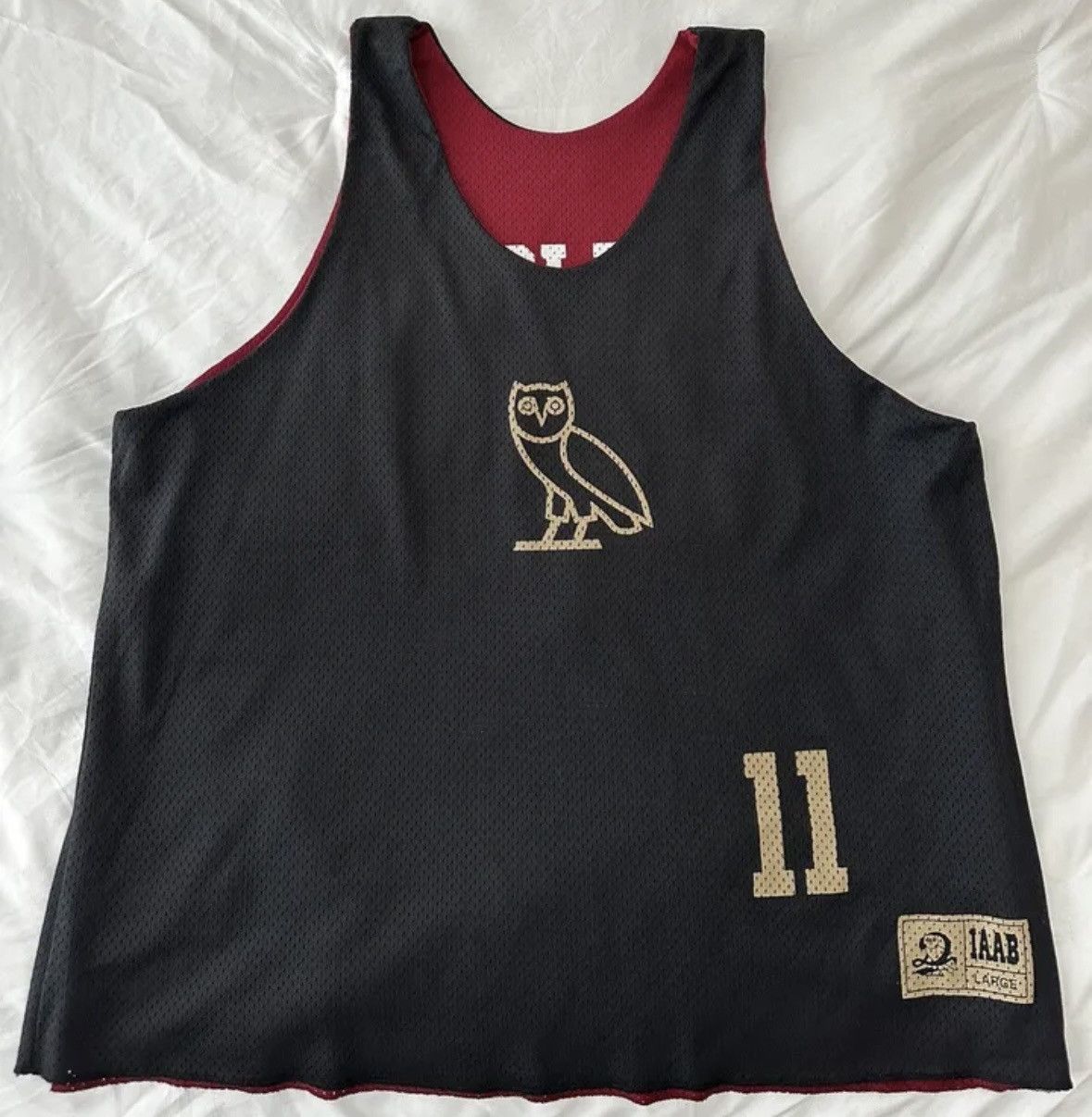 image of Drake X J Cole It’S All A Blur Tour Reversible Jersey in Black, Men's (Size 2XL)