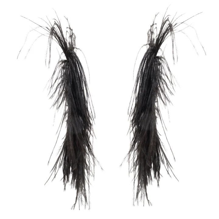 Loewe o1tko10125 Size: OS / Feather Earrings in Black Size ONE SIZE - 4 Thumbnail
