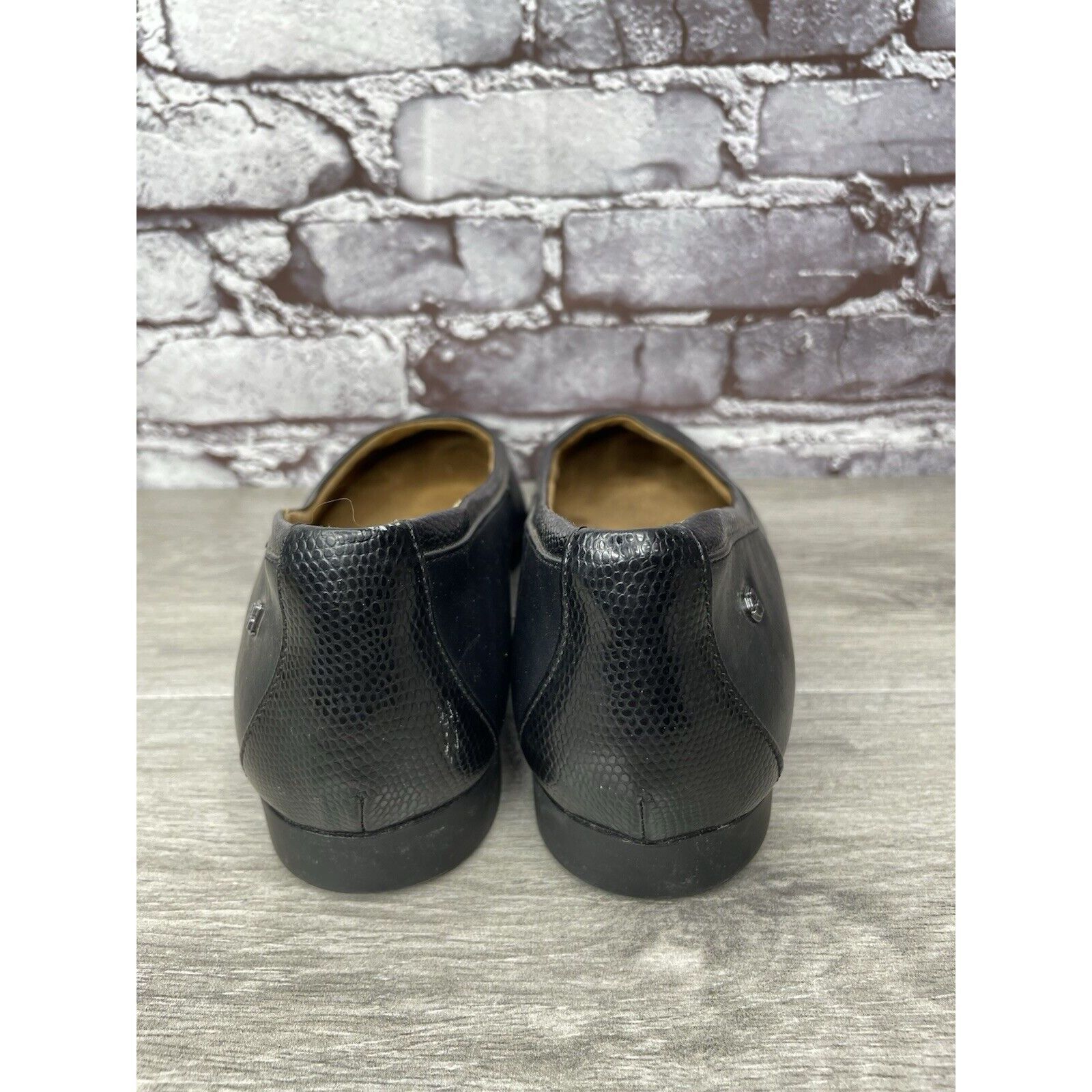 Other Shoes For Crews 55315 Reese Black Leather Work Slip Flats Wo Size US 11 / IT 41 - 4 Thumbnail
