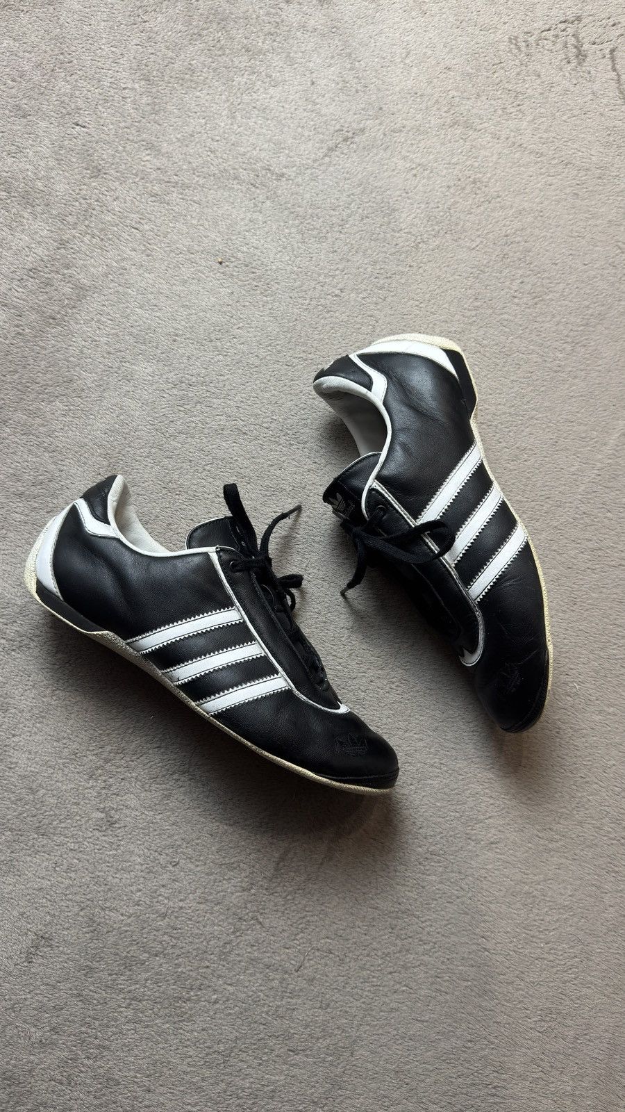 Vintage Adidas Adi Racer Lo Leather Shoes goodyear y-3 bikkembergs Size US 7.5 / IT 37.5 - 1 Thumbnail