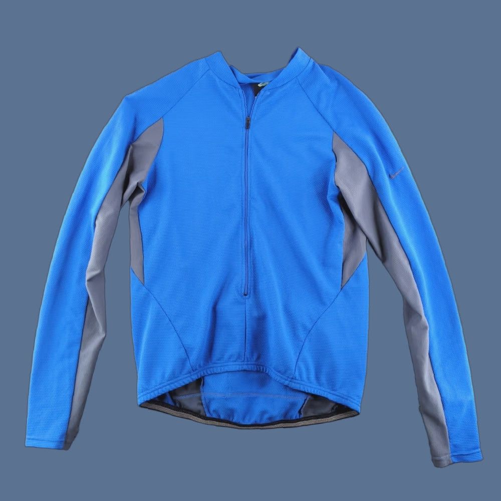Nike VINTAGE Nike Jacket Mens L Blue Cycling Sphere Dry Size US L / EU 52-54 / 3 - 1 Thumbnail