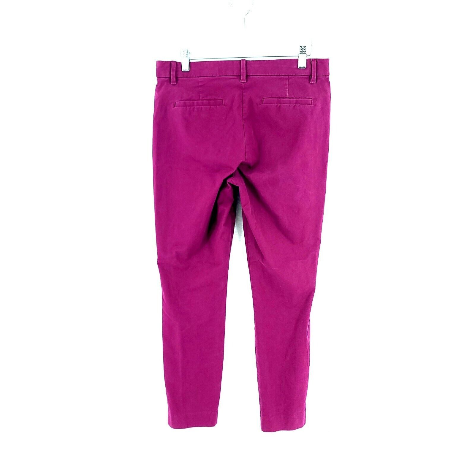 Gap Gap Acai Berry Purple Signature Skinny Ankle Khaki Chino Pan Size 28" / US 6 / IT 42 - 3 Thumbnail
