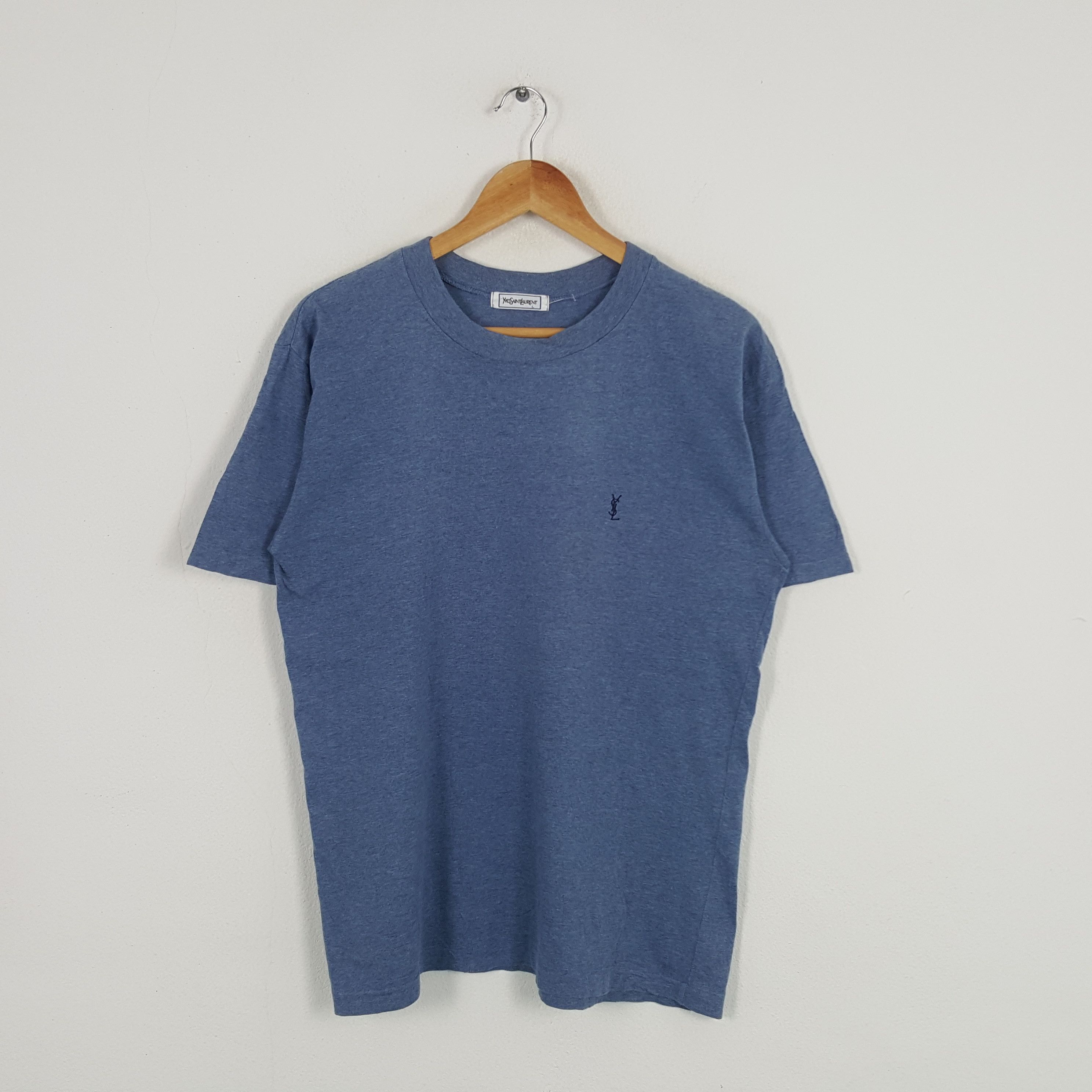 Vintage × Yves Saint Laurent Vintage Yves Saint Laurent Italian Brand Tshirt Size US M / EU 48-50 / 2 - 1 Thumbnail