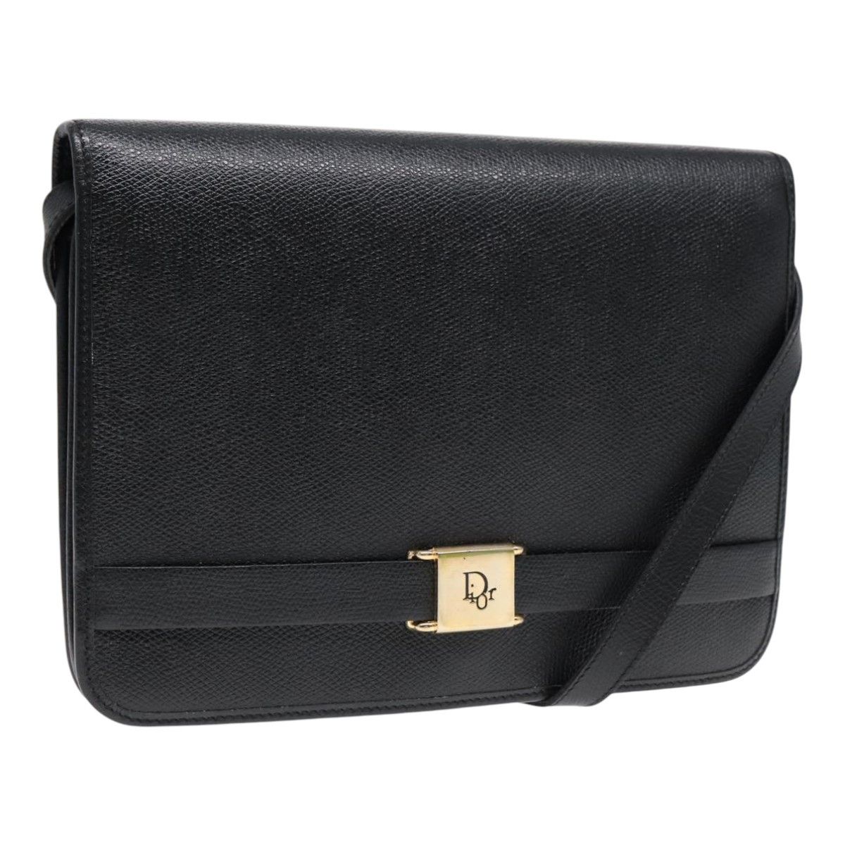 Dior Black Leather Shoulder Bag (Pre-Owned) Size ONE SIZE - 1 Thumbnail