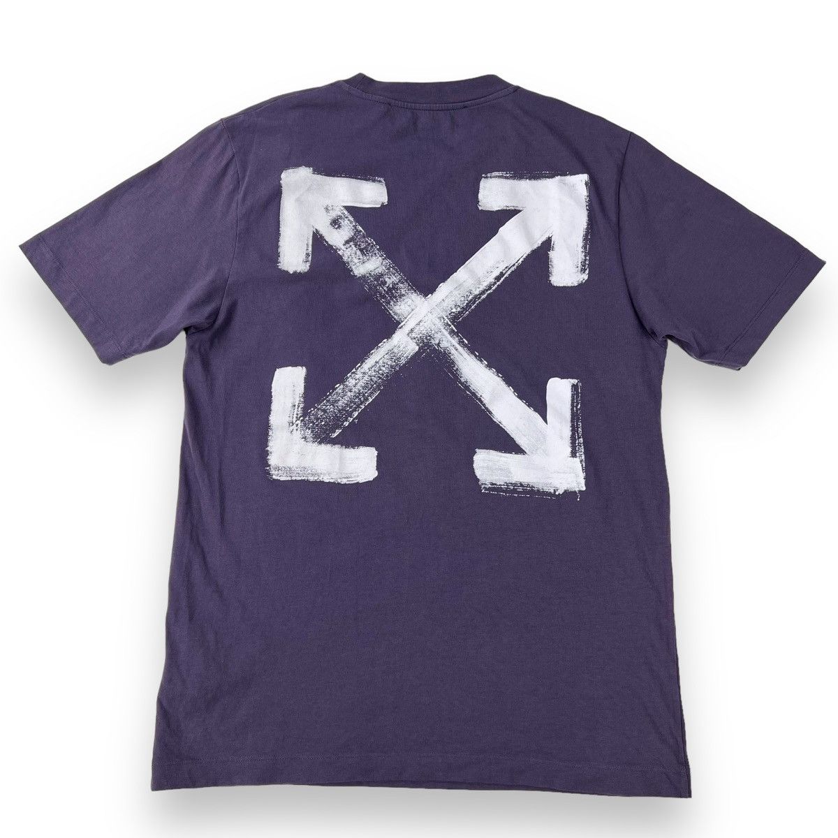 Off-White Off-White Paint Arrows Purple T Shirt Size US S / EU 44-46 / 1 - 3 Thumbnail