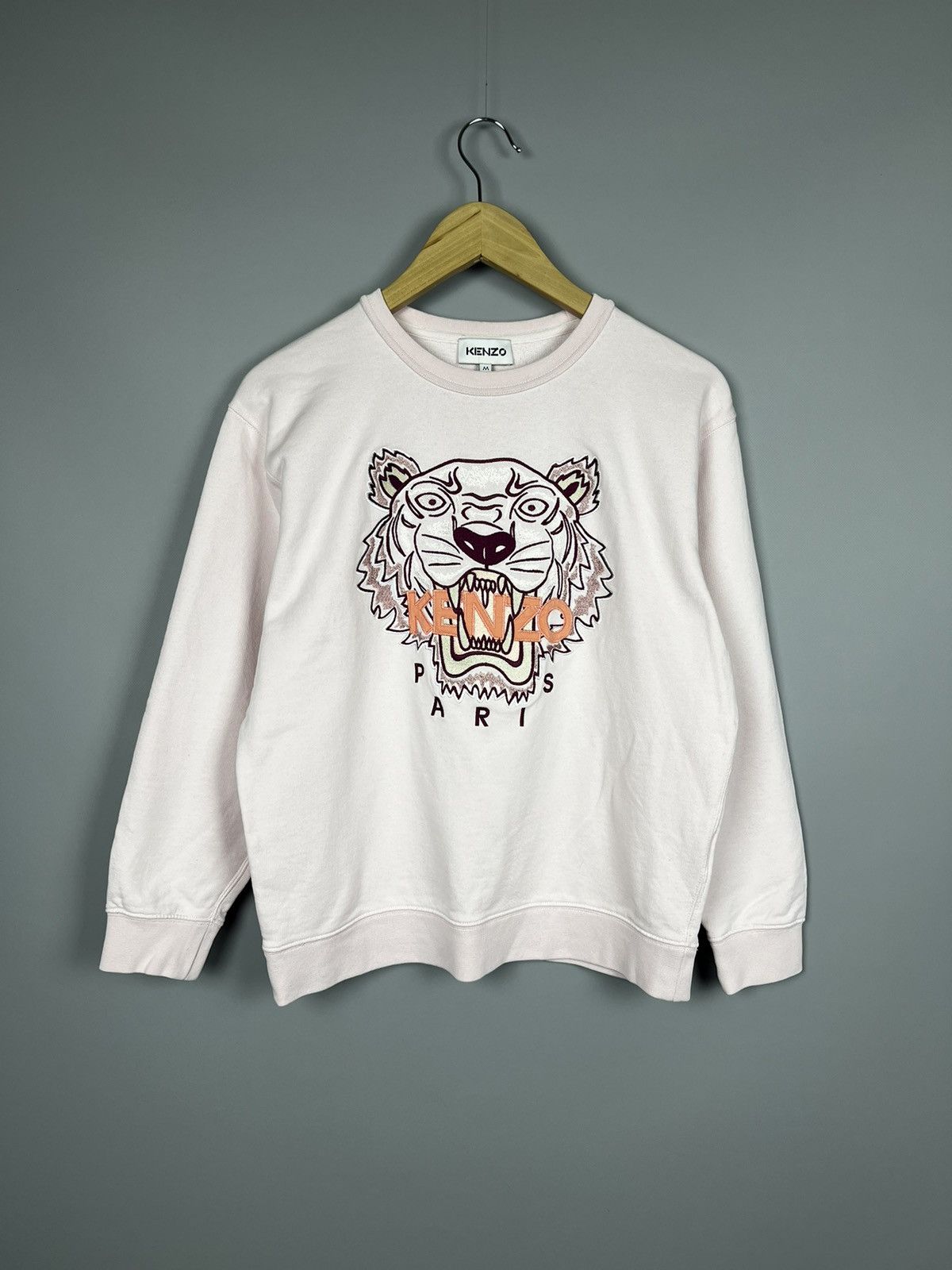 Kenzo Kenzo Paris Women's pink Sweatshirt Tiger Logo Size M Size M / US 6-8 / IT 42-44 - 1 Thumbnail