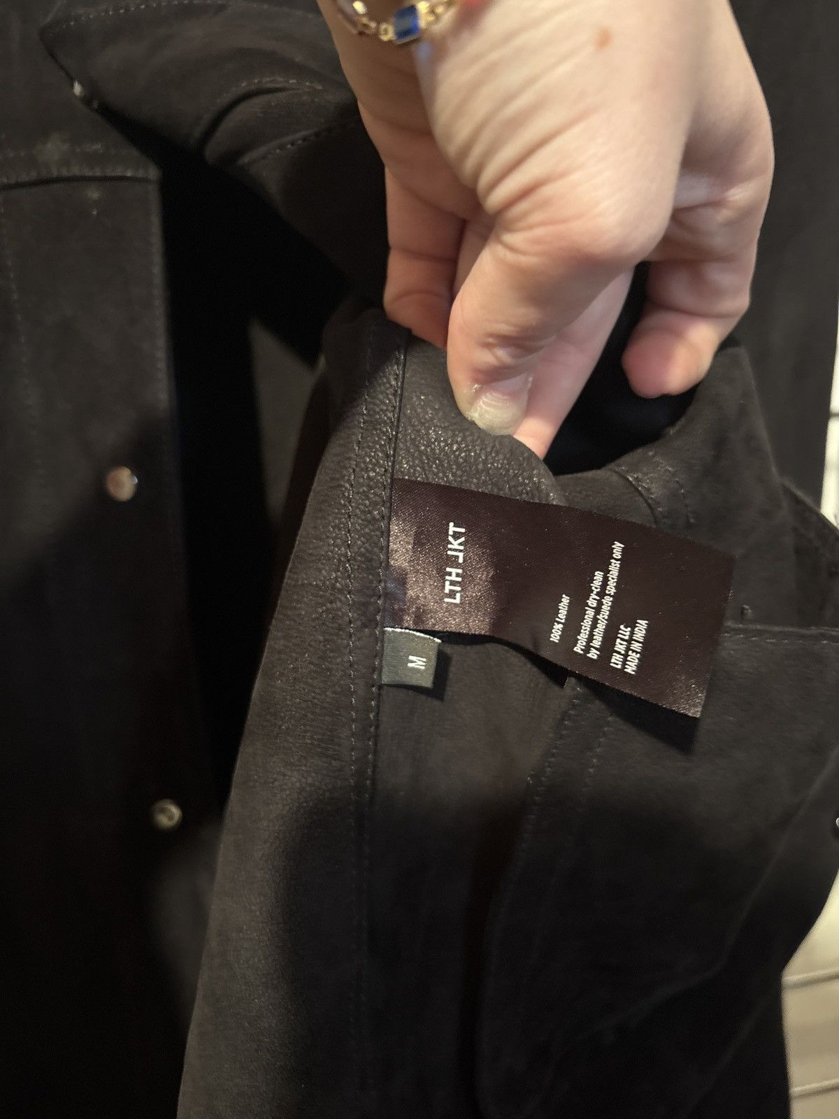 Other LTH JKT Black Suede Button Jacket Size US M / EU 48-50 / 2 - 4 Thumbnail