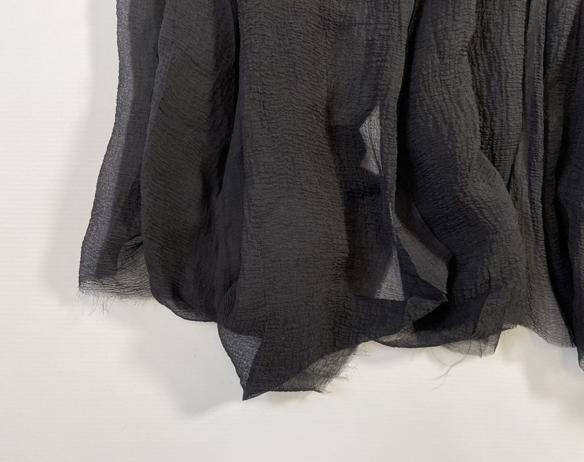 Maison Margiela A/W 04 Black Silk Voile Gown Size M / US 6-8 / IT 42-44 - 10 Thumbnail