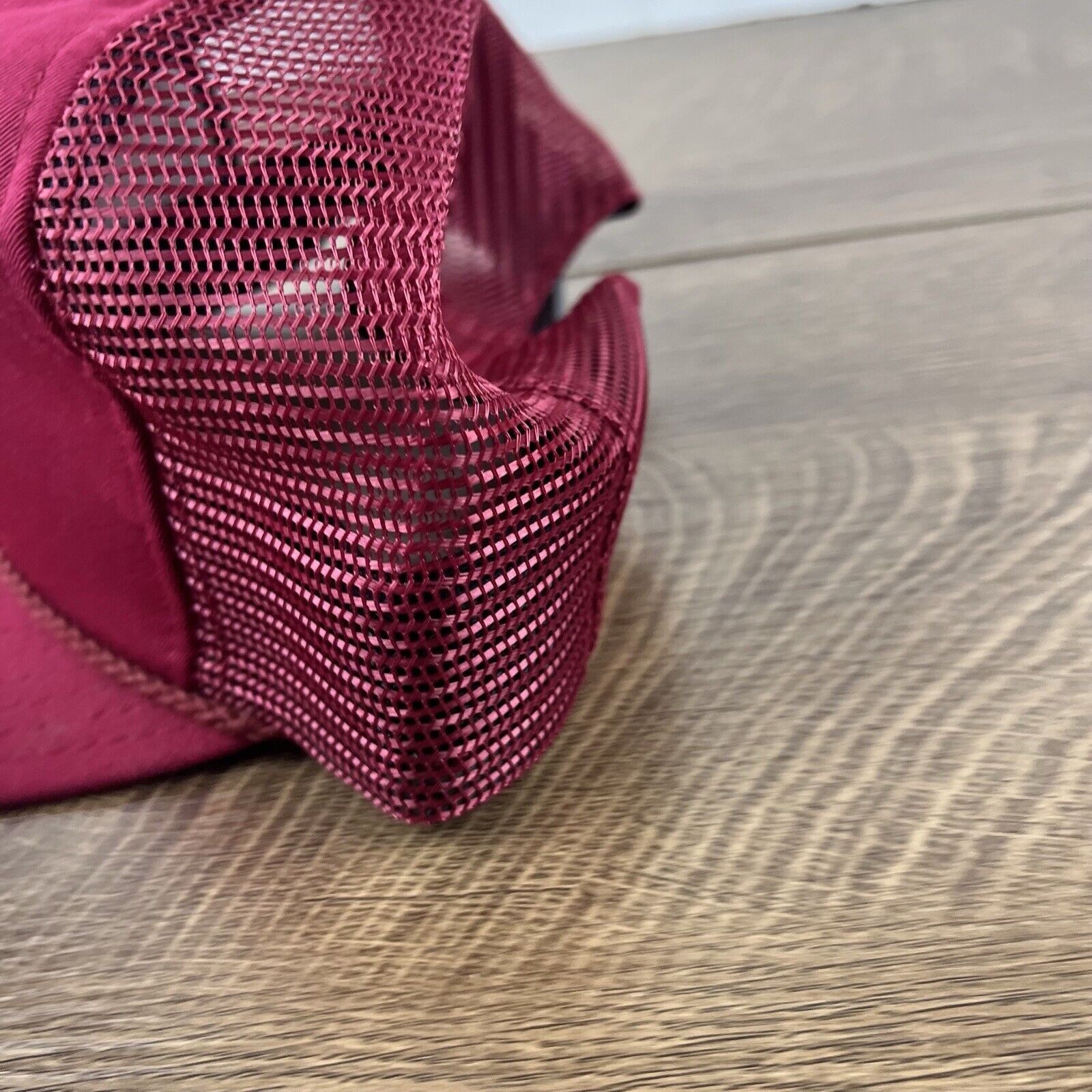 Other Maroon Hat Red Cap Hat Trucker Adjustable Hat Red Adult Hat Size ONE SIZE - 7 Thumbnail