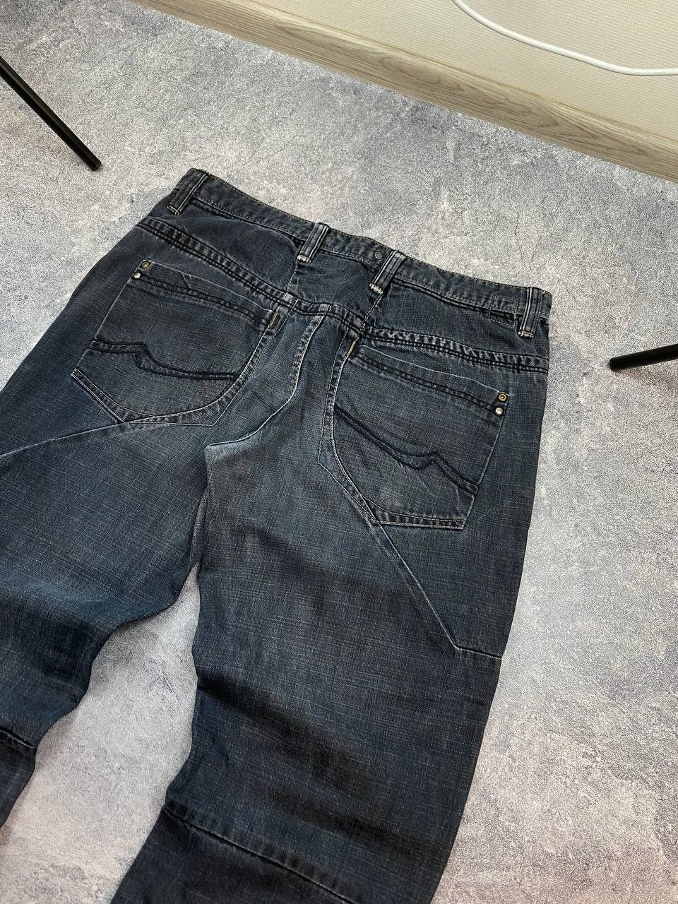 Japanese Brand Jeans Dirty Pants faded crash denim thrashed y2k distressed Size US 38 / EU 54 - 7 Thumbnail