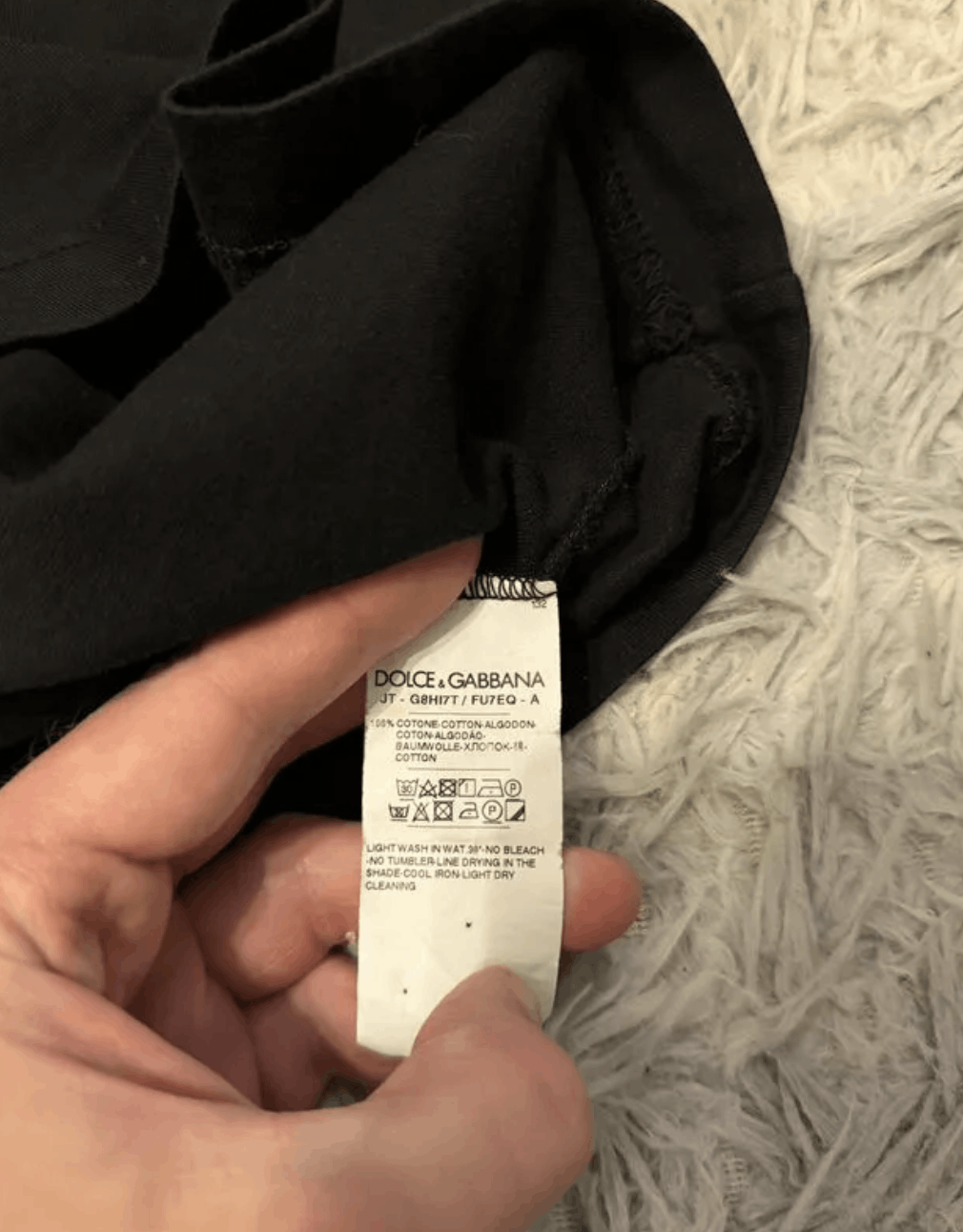 Dolce & Gabbana Base black tee Size US L / EU 52-54 / 3 - 2 Thumbnail