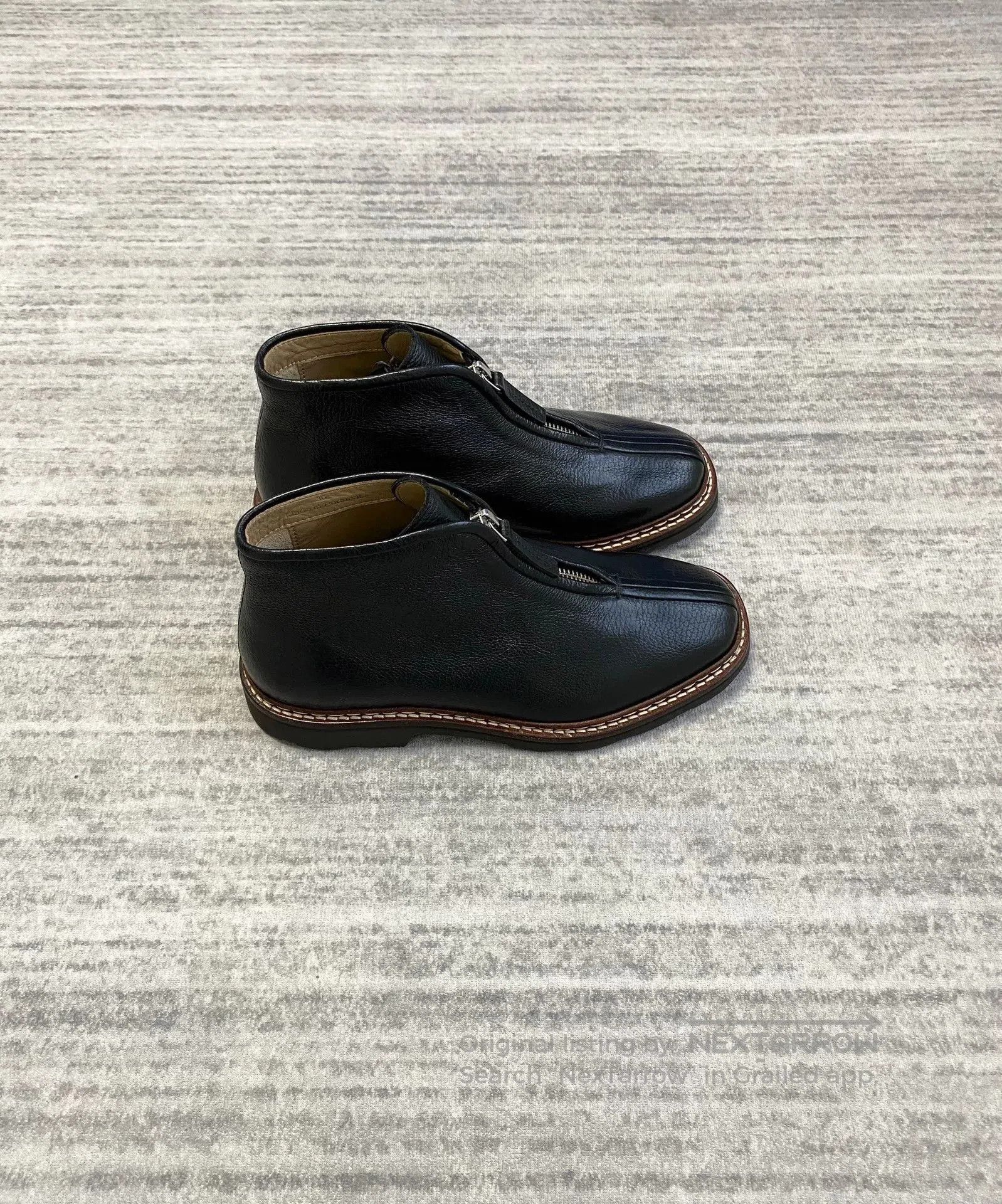 Lemaire black zipped ankle boots from Lemaire. Size US 5.5 / EU 38 - 2 Thumbnail