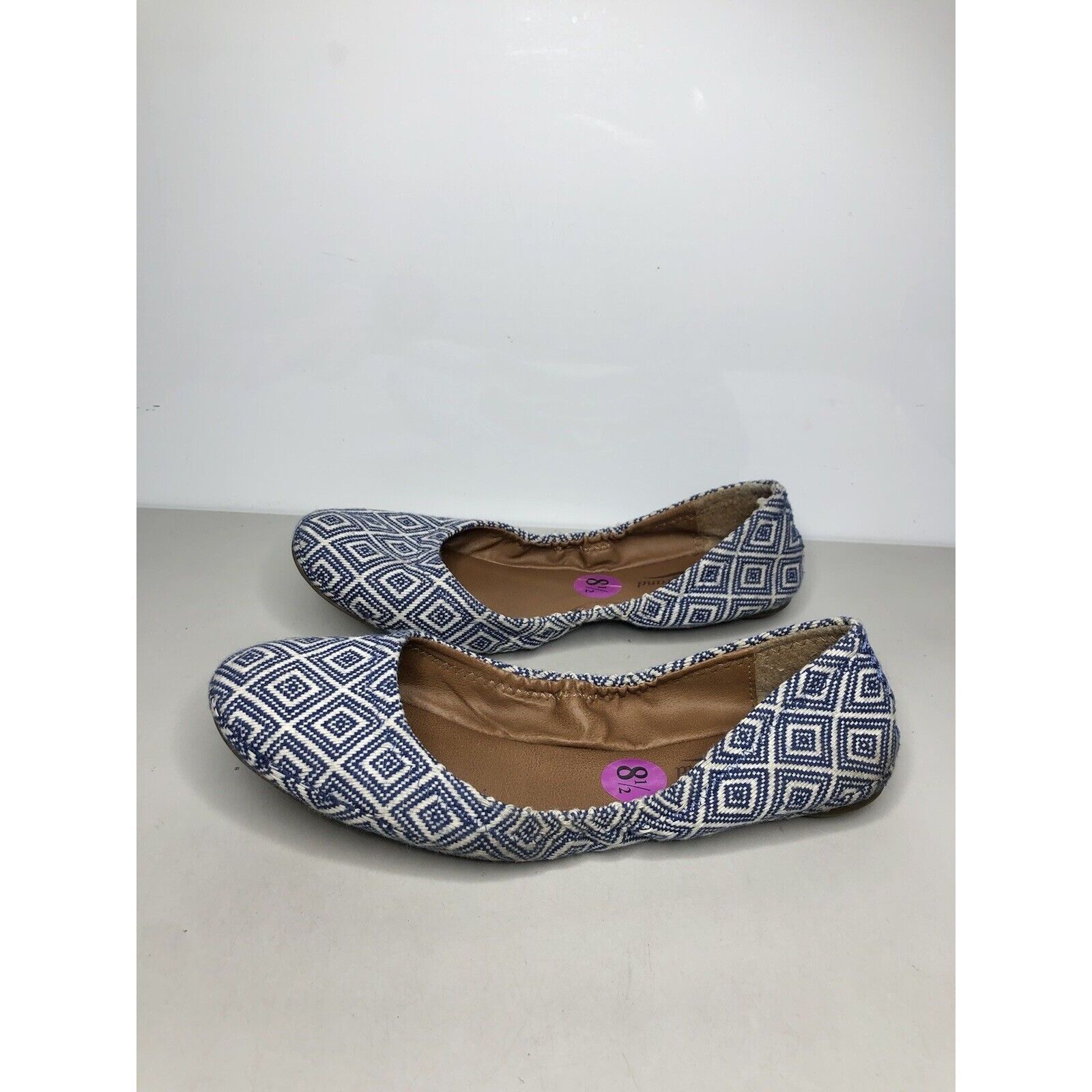 Lucky Brand Lucky Brand Erin Blue Aztec Southwest Print Ballet Flats Sho Size US 8.5 / IT 38.5 - 3 Thumbnail