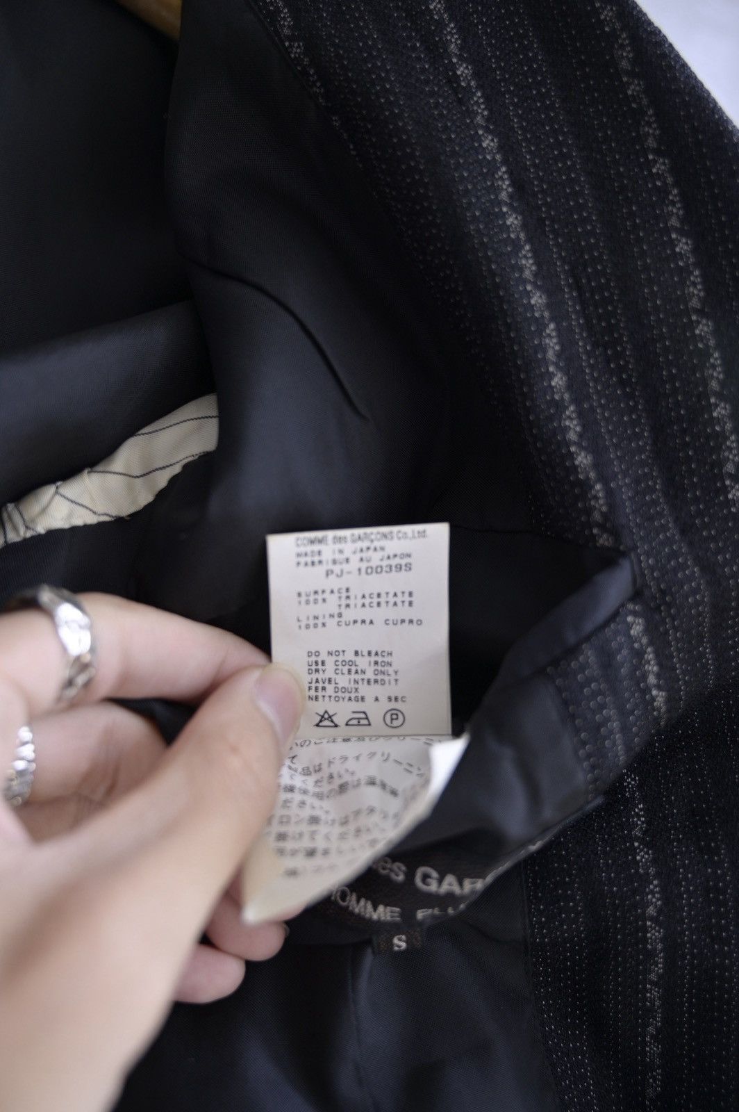 Comme des Garcons Homme Plus Comme des garcons homme plus ss96 runway striped jacket Size US S / EU 44-46 / 1 - 10 Thumbnail