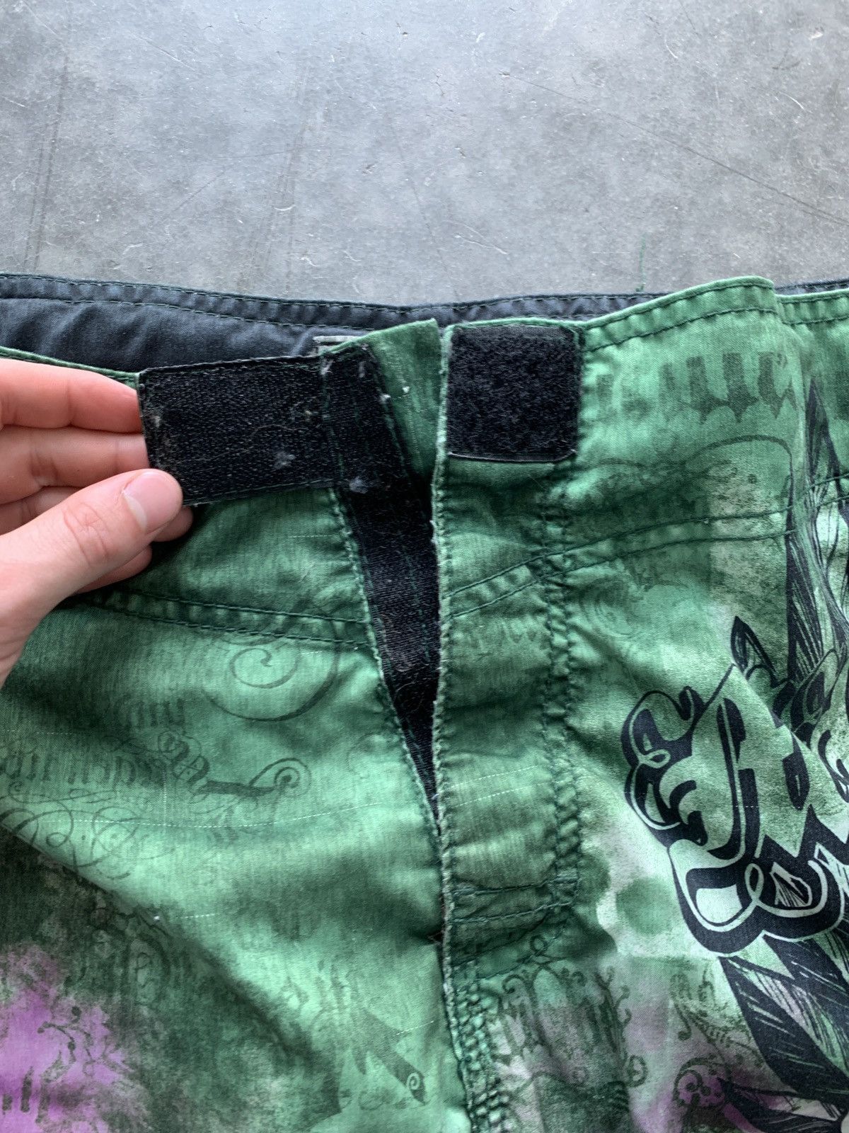 Vintage Crazy Cyber Y2K MMA Elite Swim Trunks Size US 38 / EU 54 - 5 Thumbnail