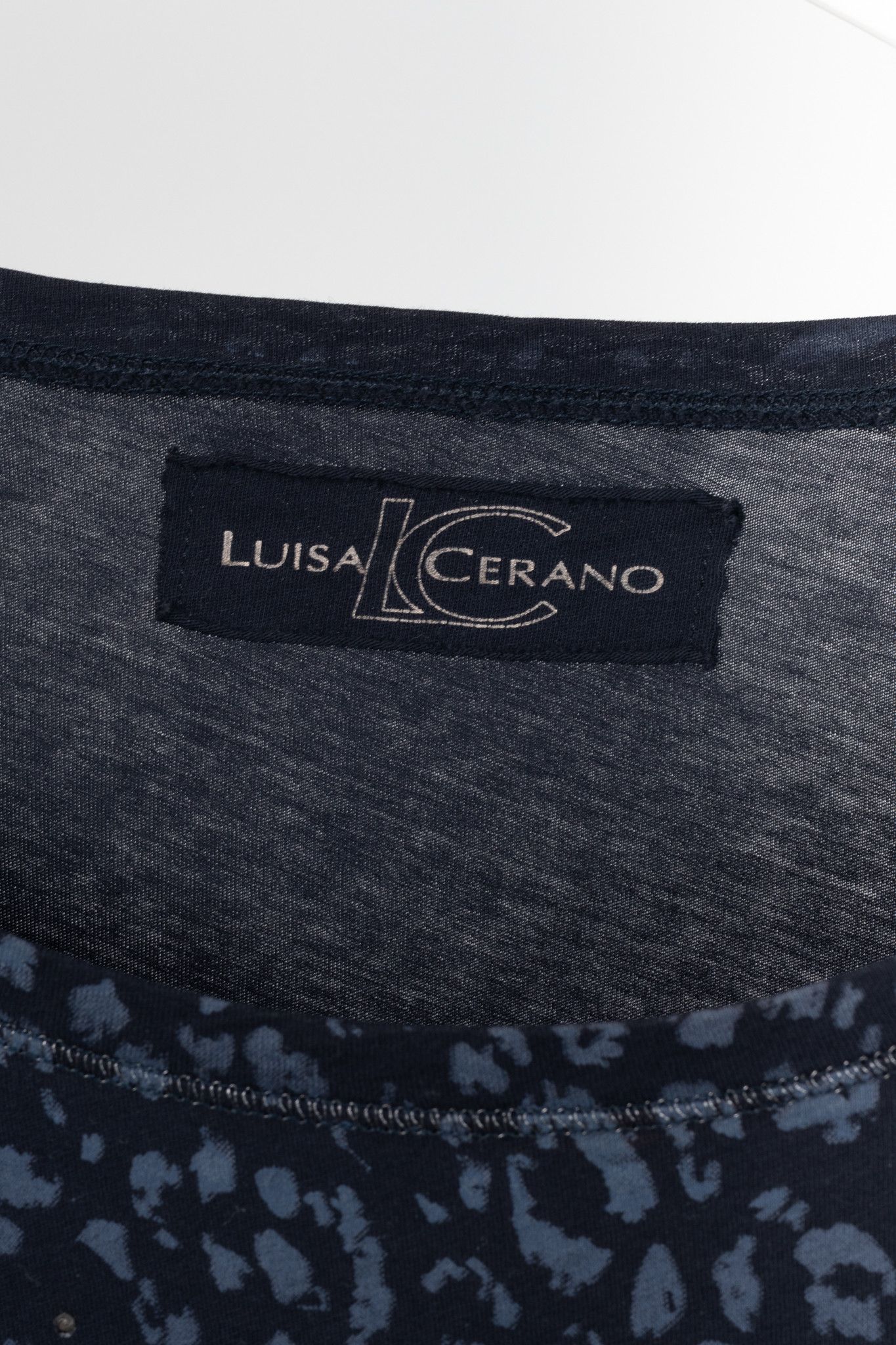 Luisa Cerano Luisa Cerano Zebra-Print Rhinestone Cotton-Jersey T-Shirt Size L / US 10 / IT 46 - 4 Thumbnail