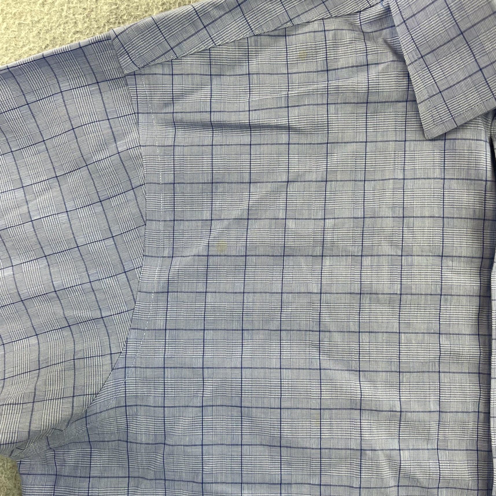 Brooks Brothers Brooks Brothers Dress Shirt Mens 16.5-36 Blue Slim Non-Iron Adult Regular Check Shirt Size 46R - 7 Thumbnail