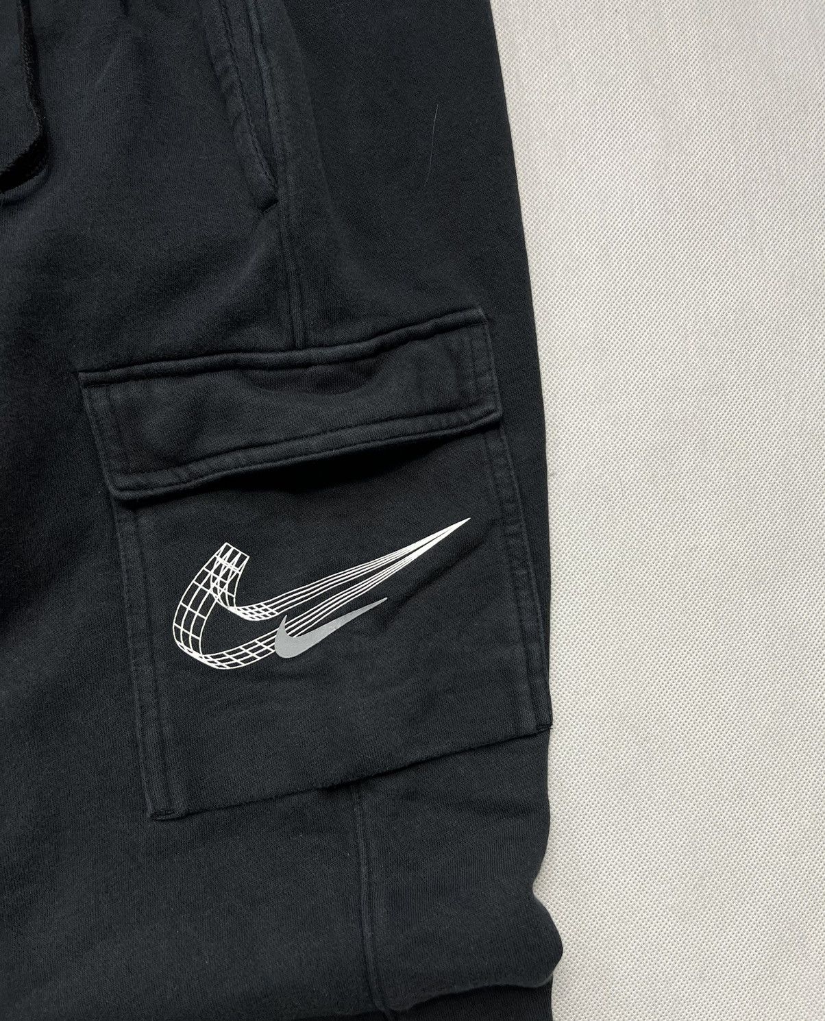 Nike Cargo Pants Nike Fleece 3D Black Size US XL / EU 56 / 4 - 2 Thumbnail