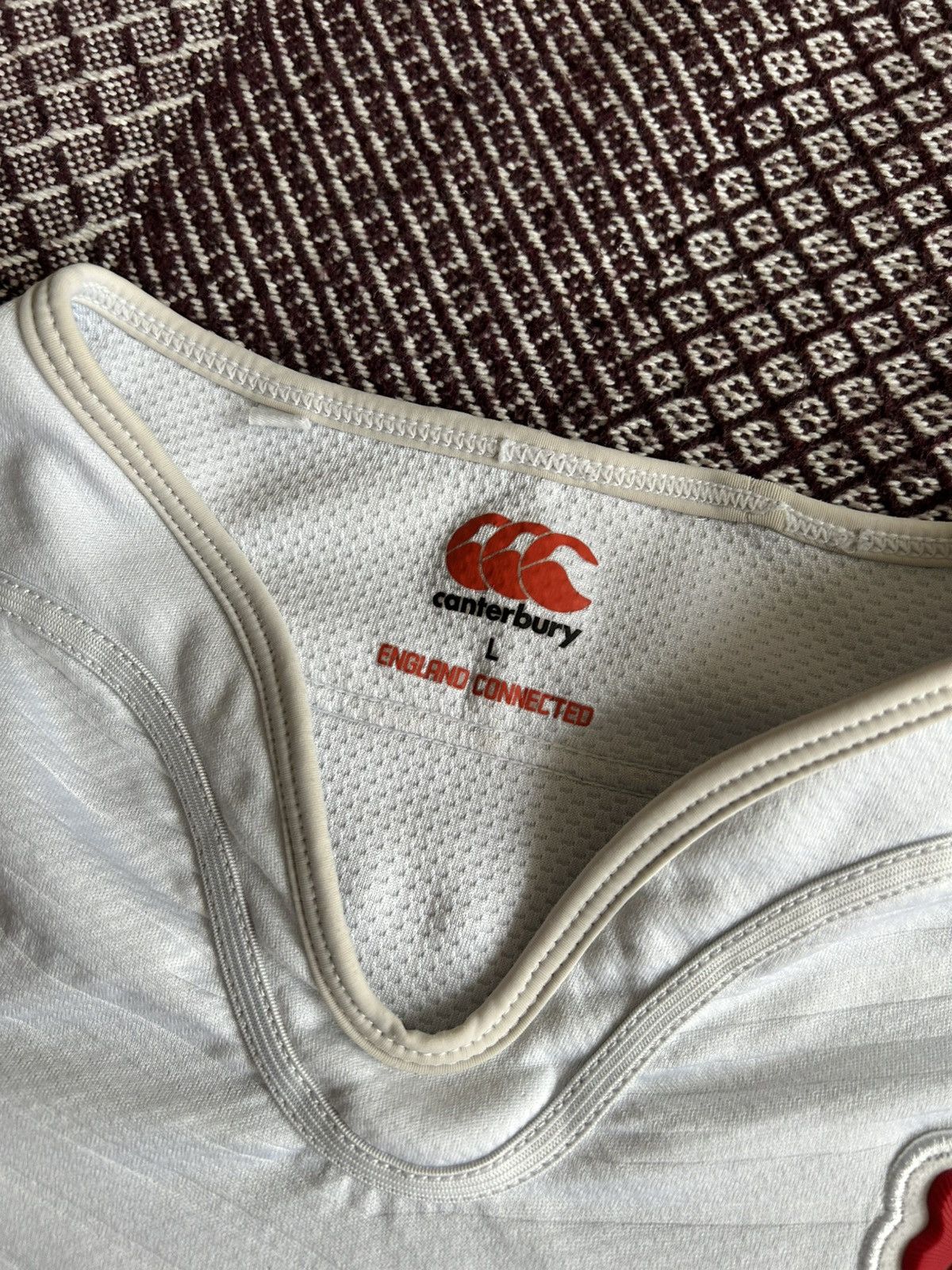 Canterbury of New Zealand Canterbury English Rugby National Team Jersey Size L Size US L / EU 52-54 / 3 - 4 Thumbnail