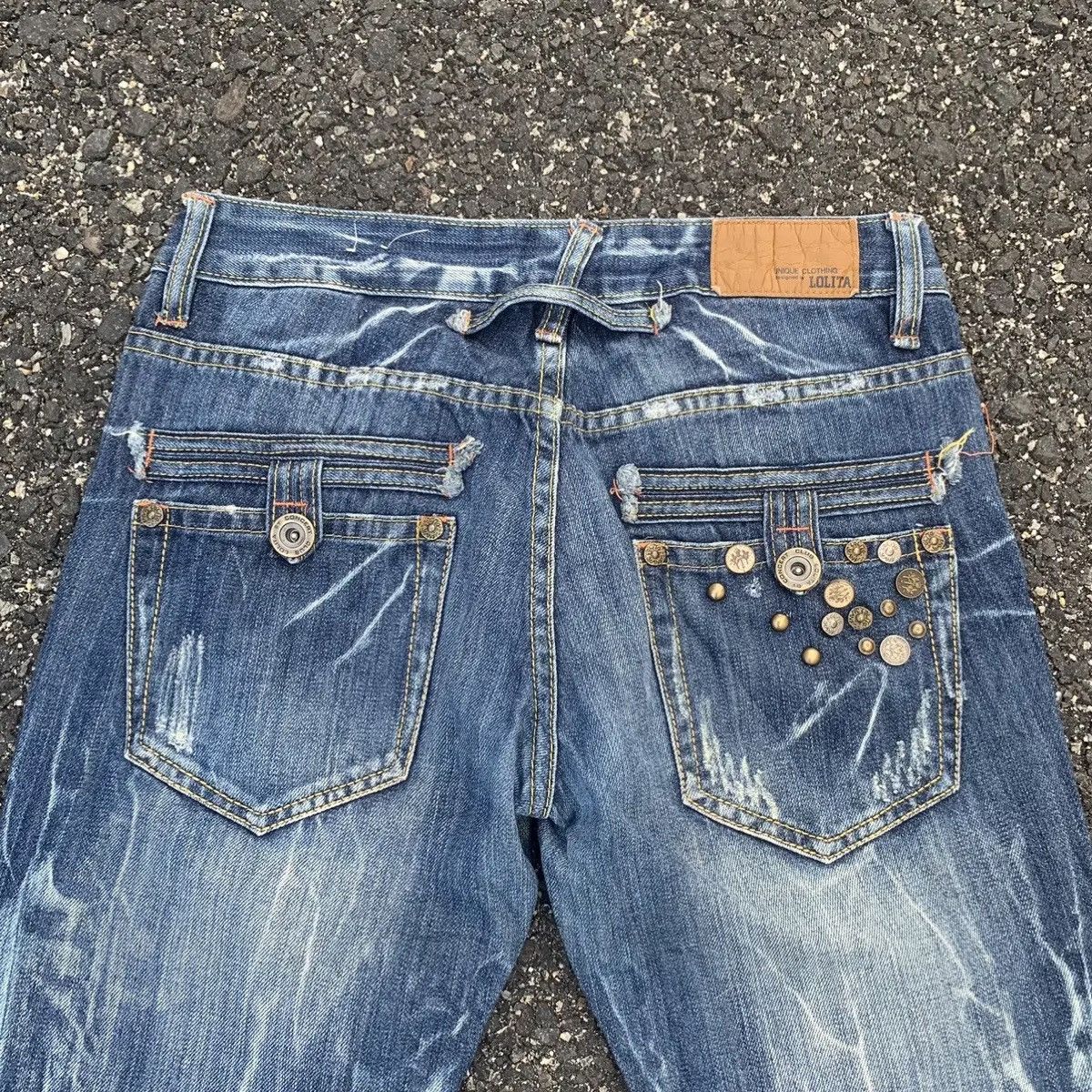 14th Addiction ⚡️BEST OFFER⚡️Thunderstruck Cinch Back Denim VERY RARE Pants Size US 32 / EU 48 - 11 Thumbnail