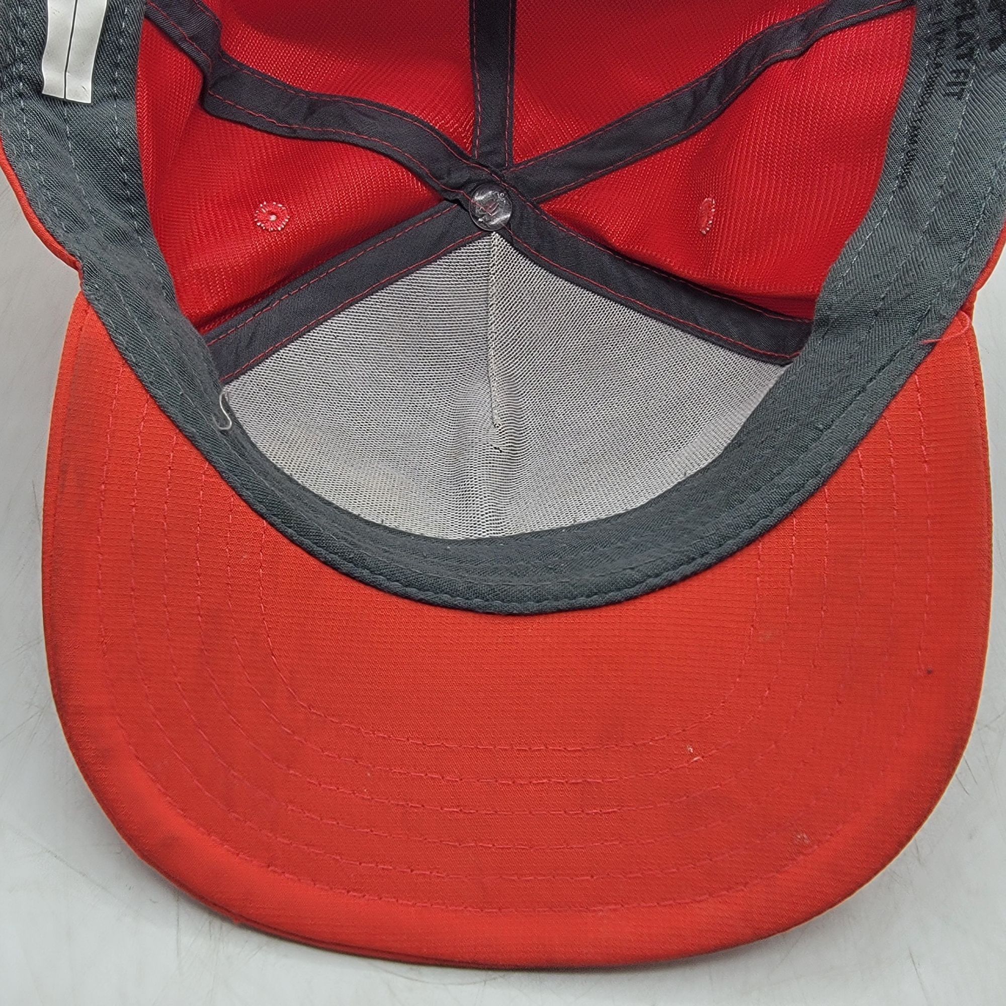 Under Armour Under Armour UA Flat Fit Hat Red Snapback Adjustable Casual Size ONE SIZE - 9 Thumbnail